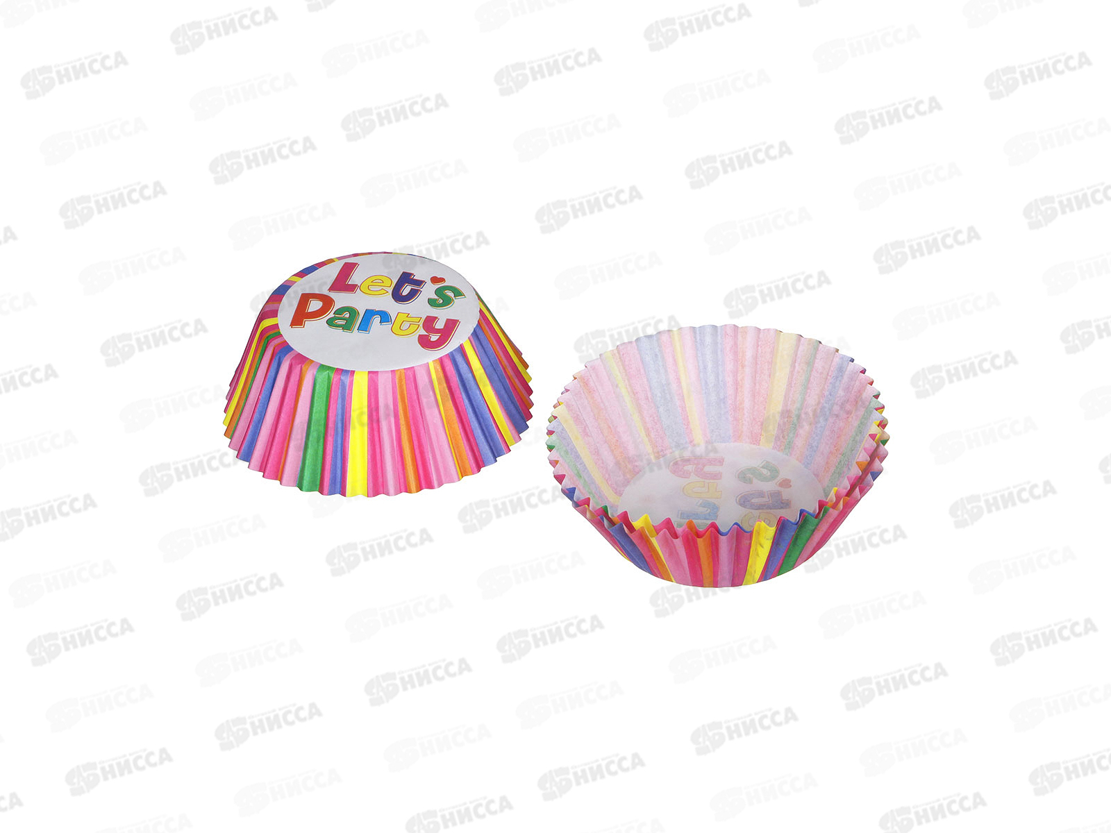 Форма для кап-кейков 48шт 5,5*3*7см пергамент 437-213 г