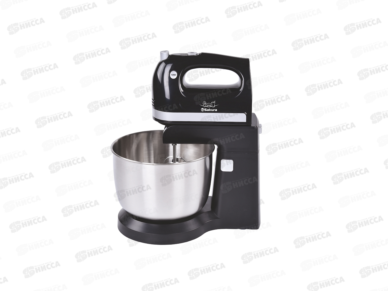 Миксер электрический SА-6326CBK 500Вт чаша 3,5литра