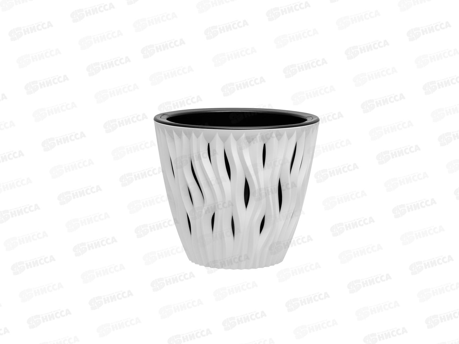 Кашпо &quotВдохновение&quot 5,7л Белый/черный КШ-8651 *8