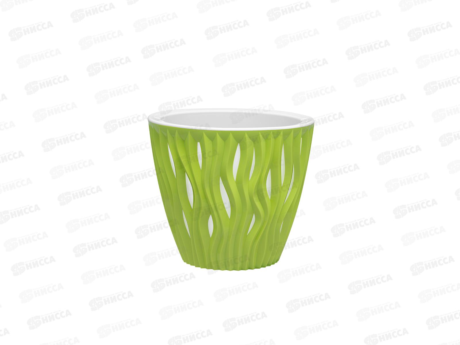 Кашпо &quotВдохновение&quot 7,5л Фисташковый КШ-8676 *6