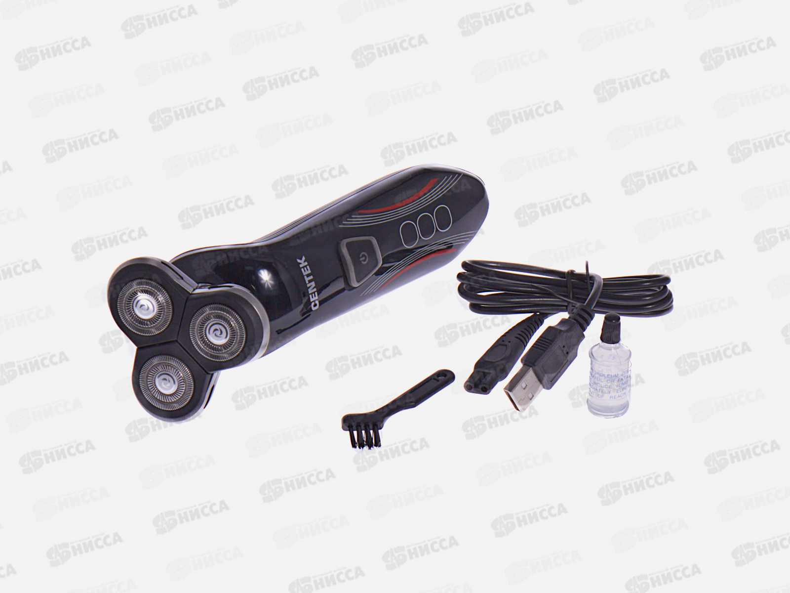 Бритва электрическая CT-2159 черный хром 3плавающие головки