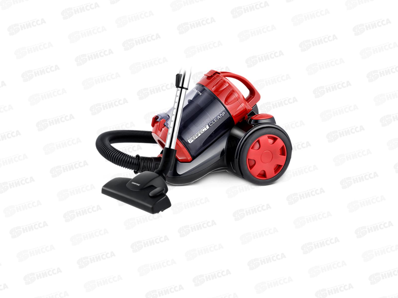 Пылесос CT-2528 2000/350вт мультициклон красный стакан *3