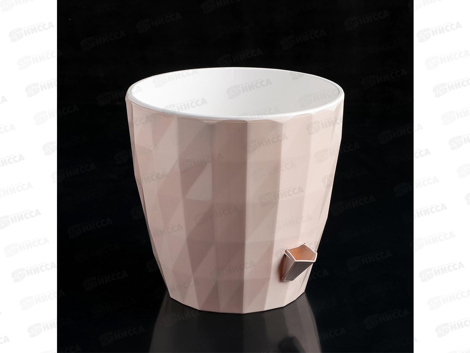 Кашпо Соло &quotRUBY&quot 3л Пудровый КШ-6455 *24