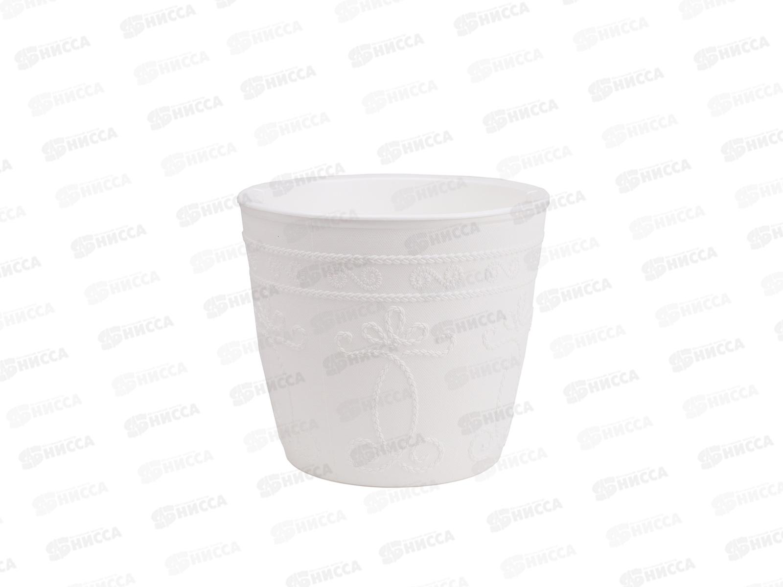 Кашпо &quotАжур&quot 4л Белый/белый КШ-7968 *10