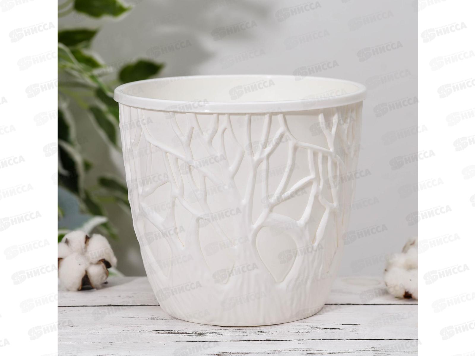 Кашпо &quotФорест&quot 3,5л Белый КШ-0973 *16