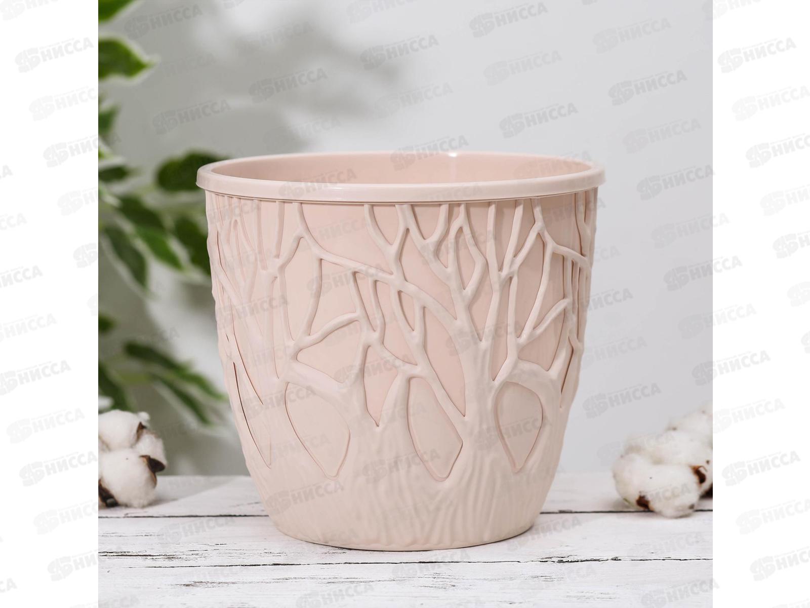 Кашпо &quotФорест&quot 3,5л Пудровый КШ-0976 *16