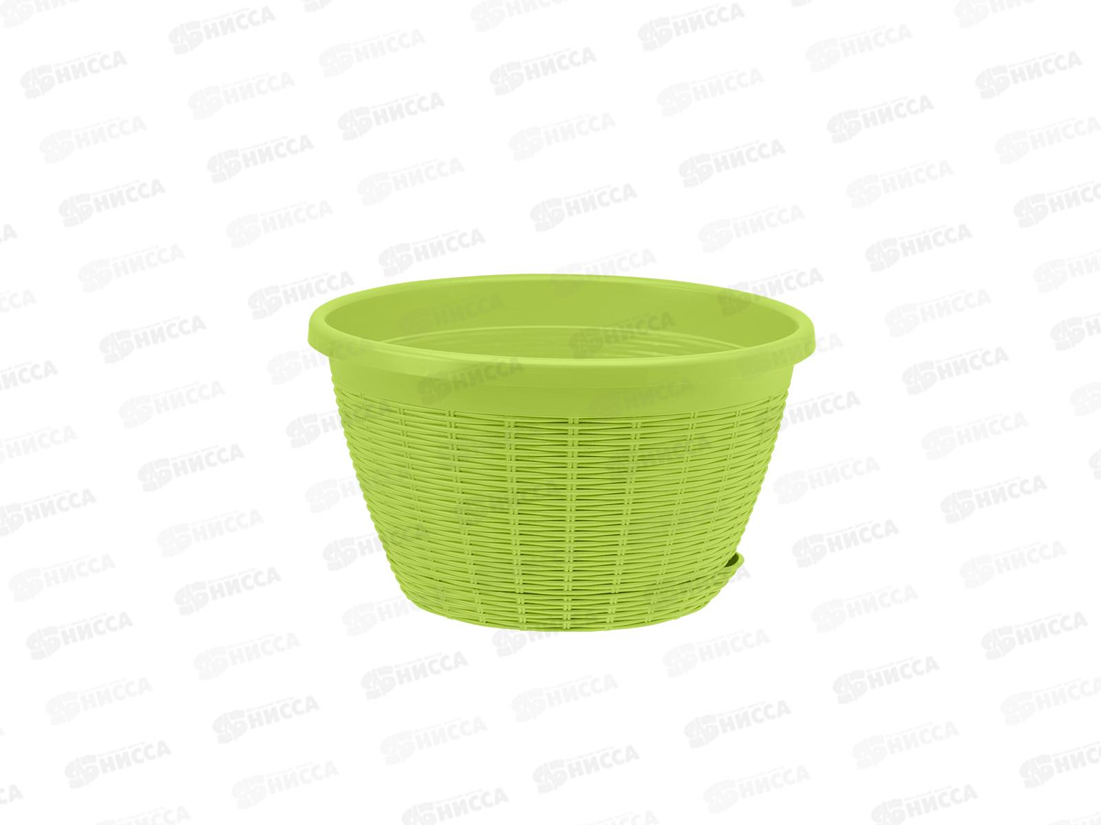 Кашпо Подвесное 4,5л без подвеса Фисташковый КШ-6447 *20