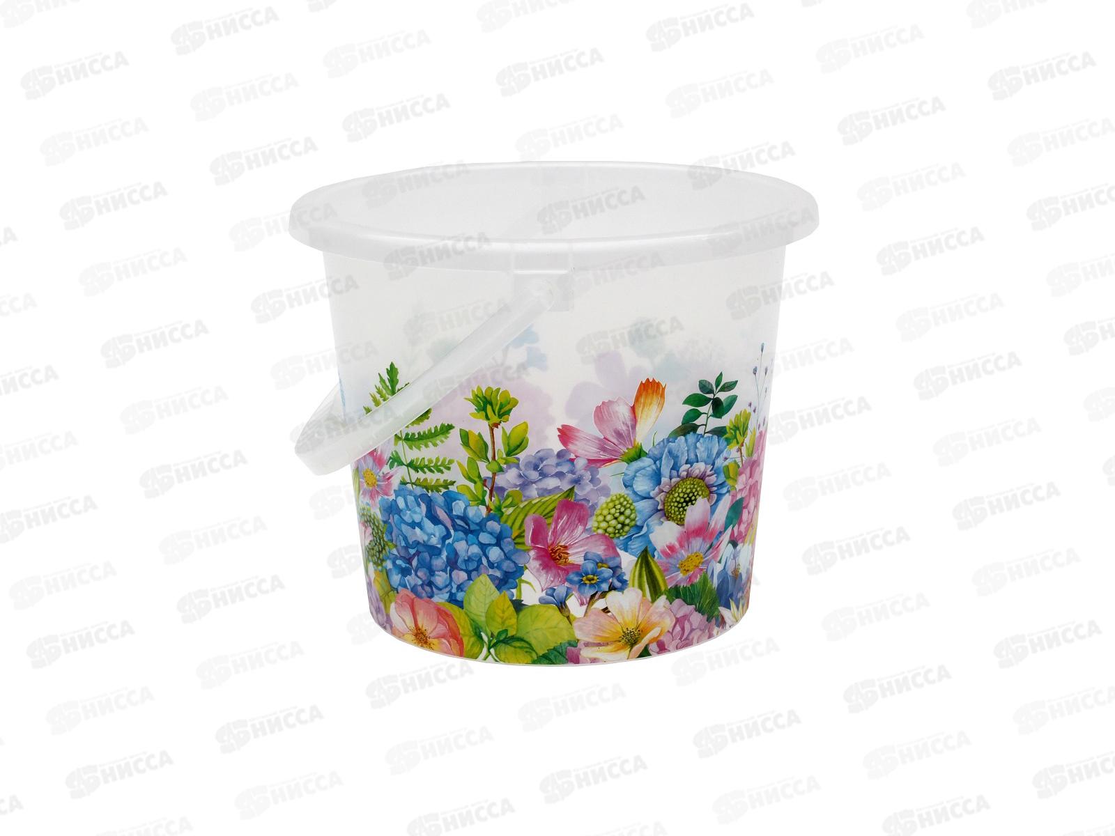 Ведро 10л "Цветочный сад" ВР-7811 *10