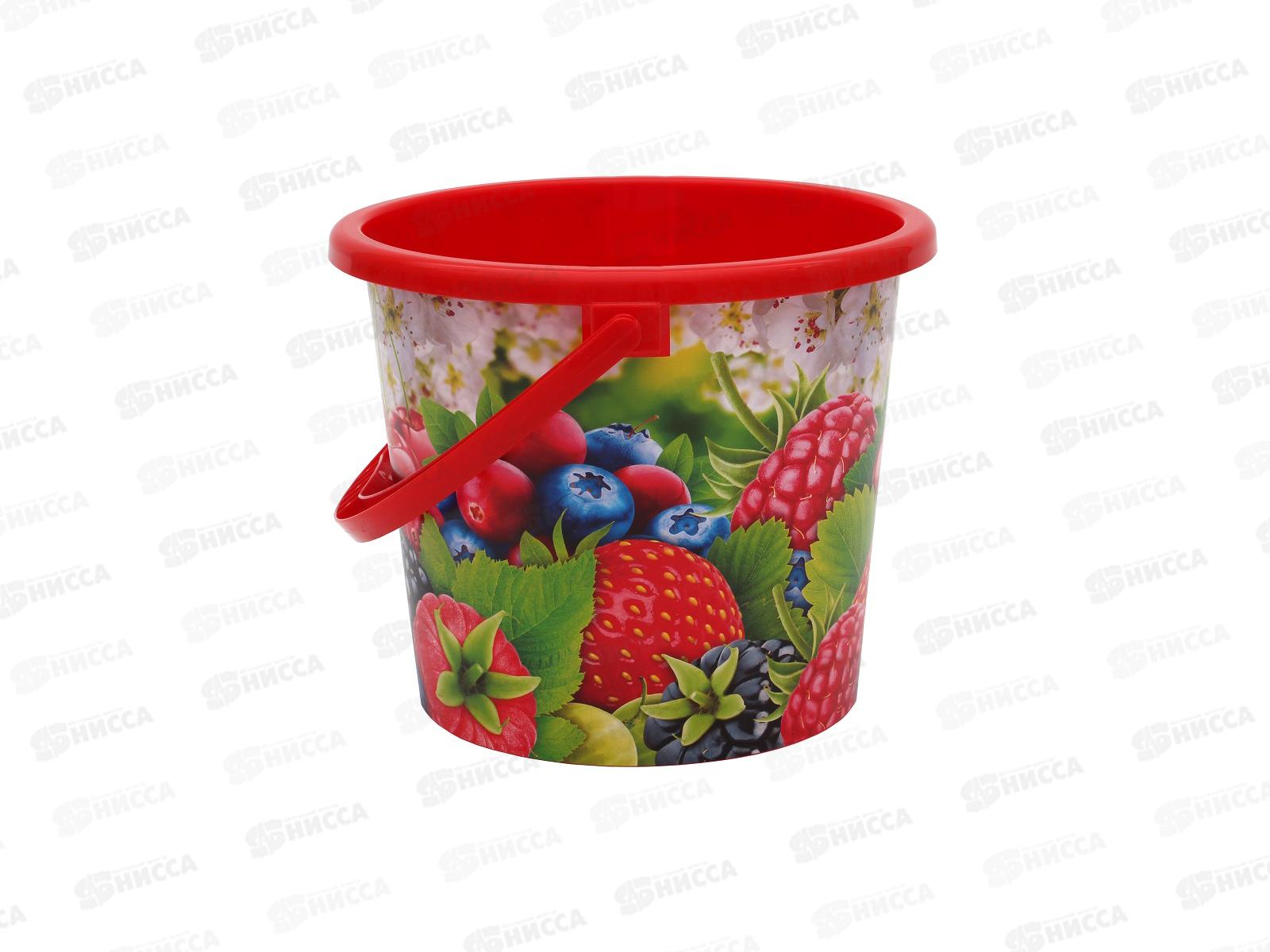Ведро 10л "Ягоды" ВР-8598 *10