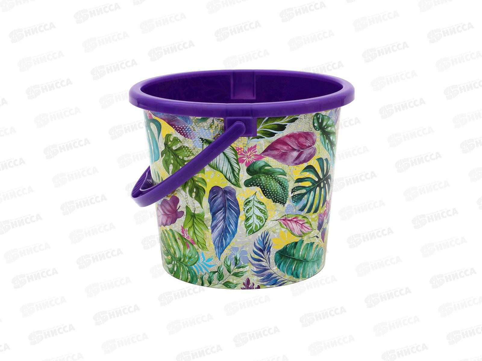 Ведро 5л &quotОранжерея. Тиснение&quot ВР-7816 *10