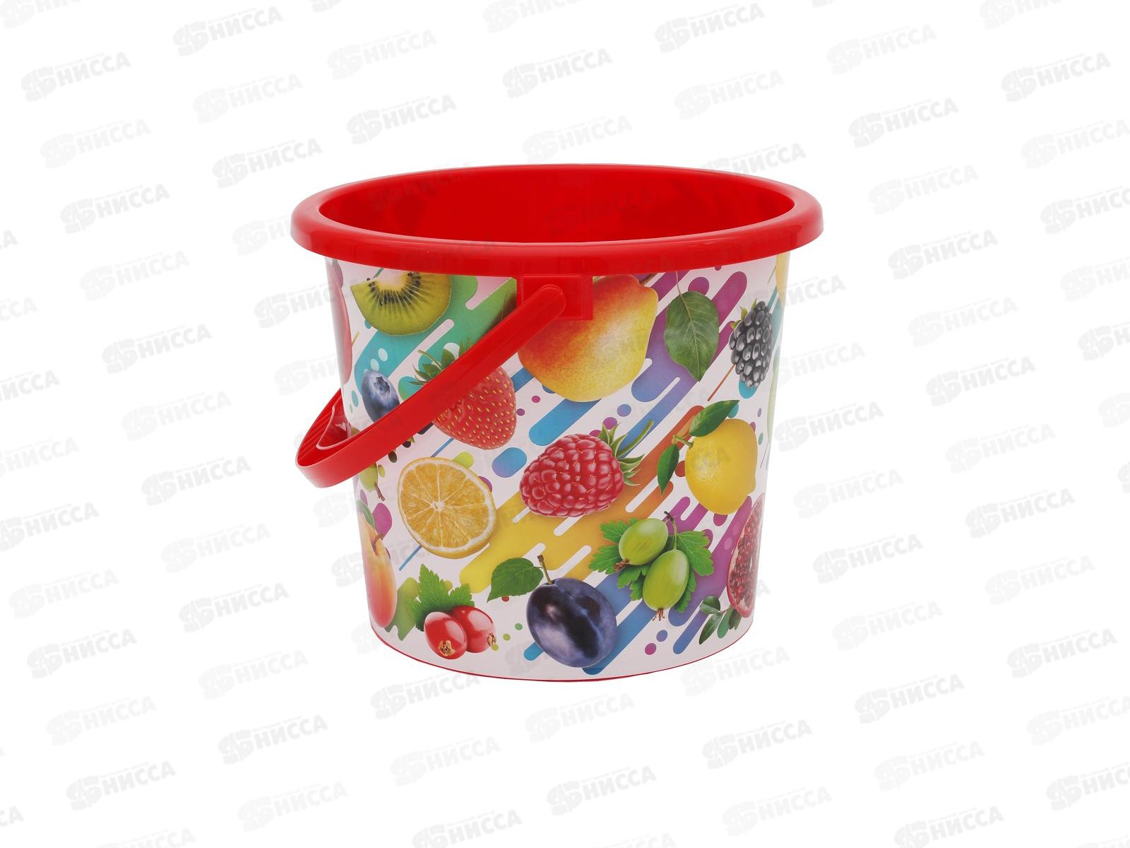 Ведро 5л &quotФруктовое настроение. Тиснение&quot ВР-7815 *10
