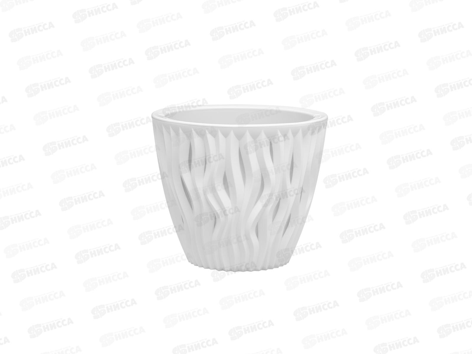 Кашпо &quotВдохновение&quot 1,6л Белый/белый КШ-5737 *20