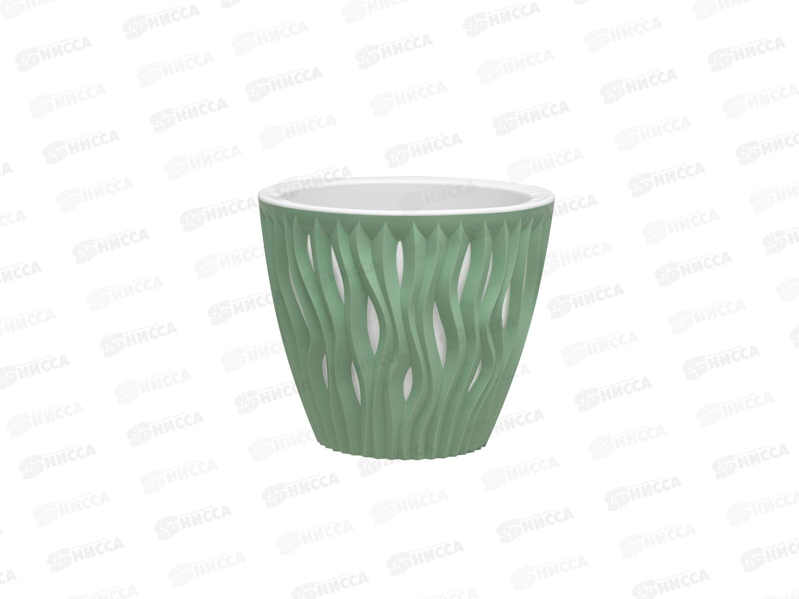 Кашпо &quotВдохновение&quot 1,6л Мята КШ-5660 *20