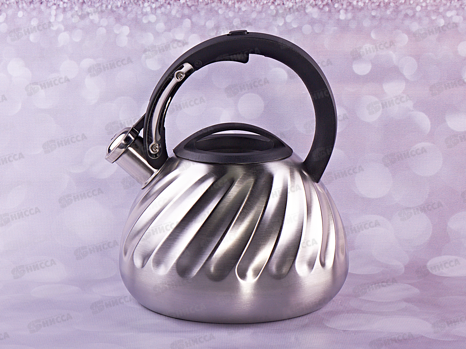 Чайник 2,8л металлический со свистком, индукция Витой КТ-140 *12