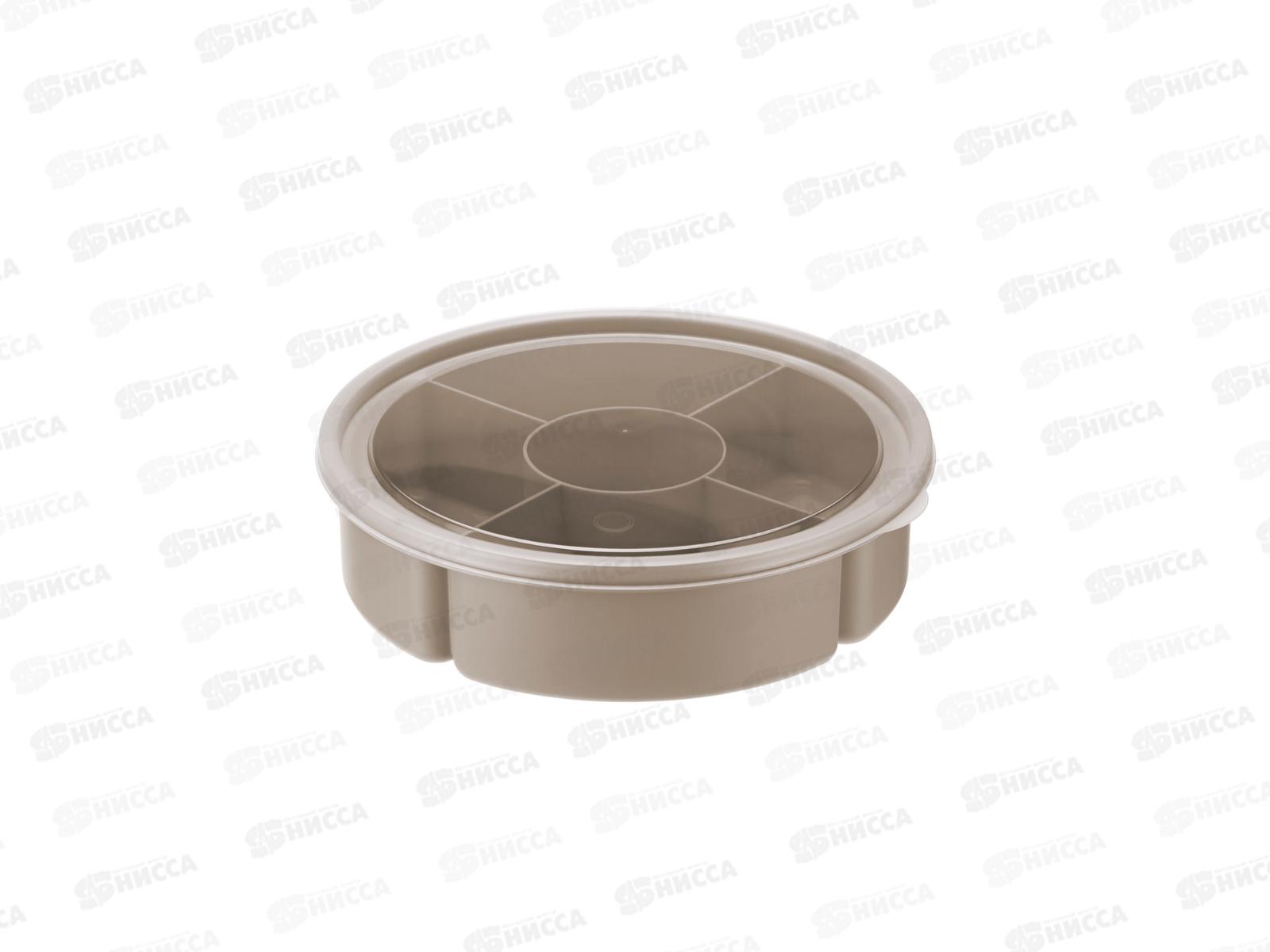 Менажница с крышкой 5 секций Капучино М1123 *10