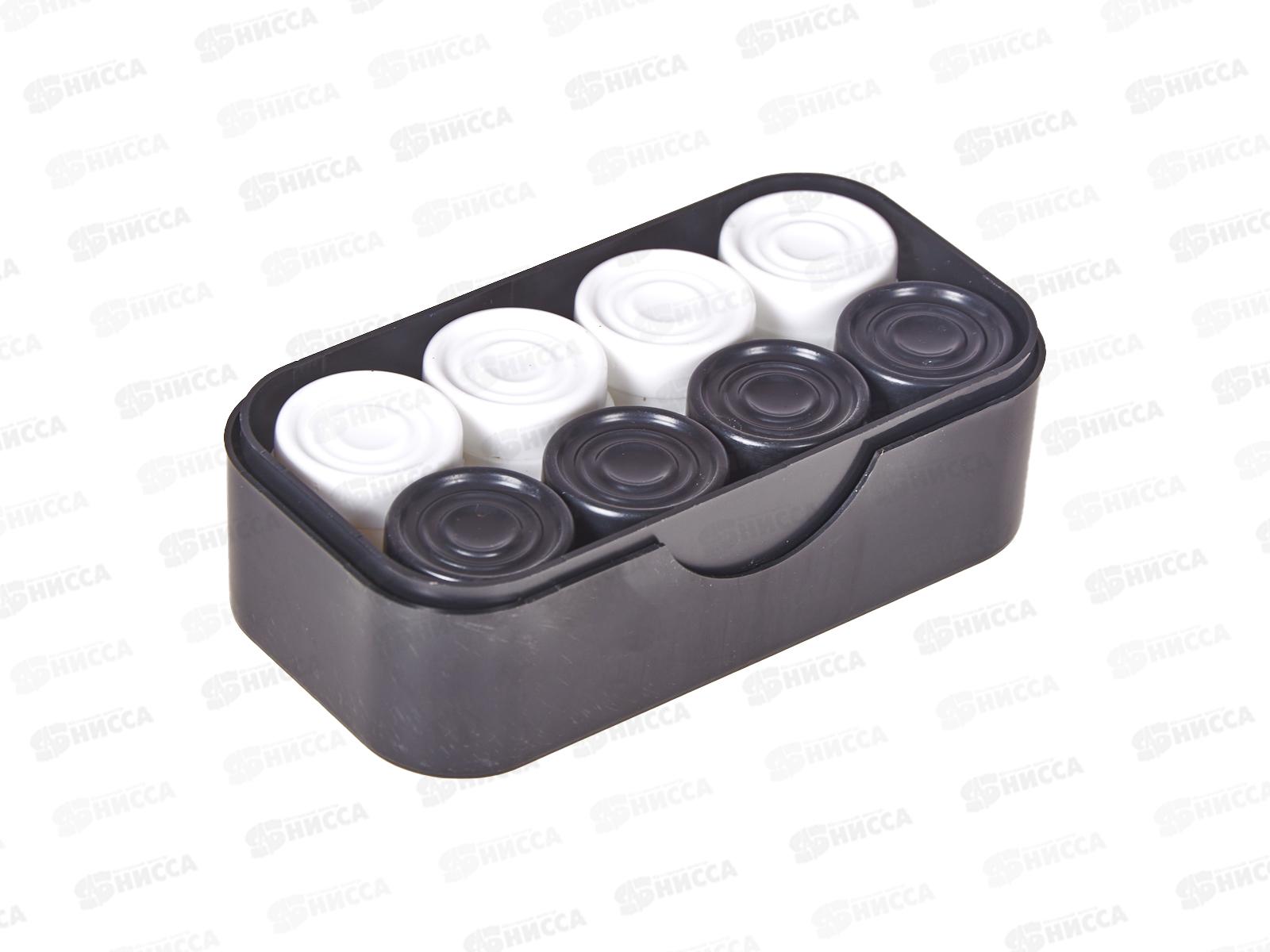 Шашки пластиковые  в коробке (030356)  Ж