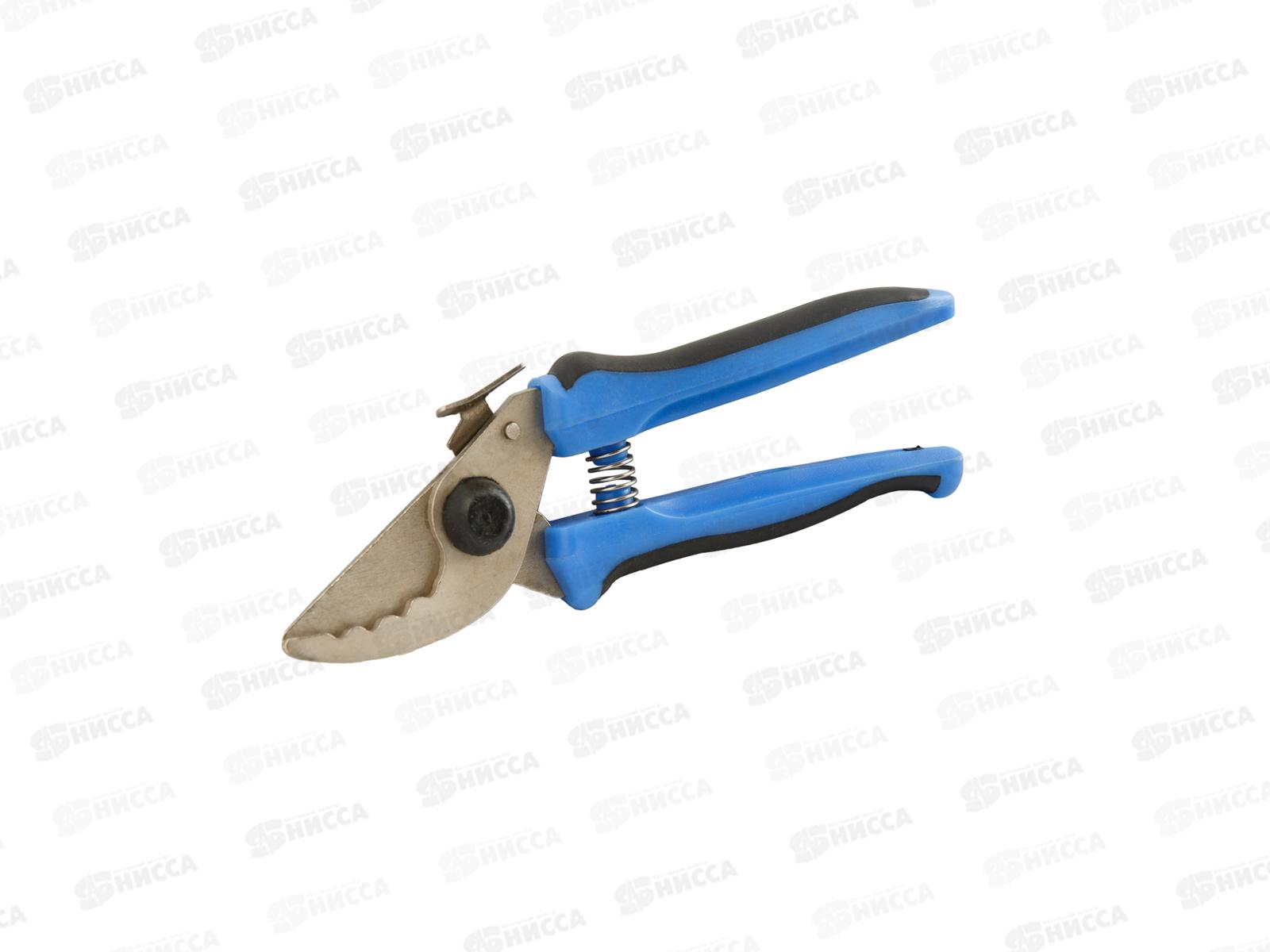 Секатор садовый 190мм С-41-8H зубчатый, никель (ТУМБОТИНО) *40