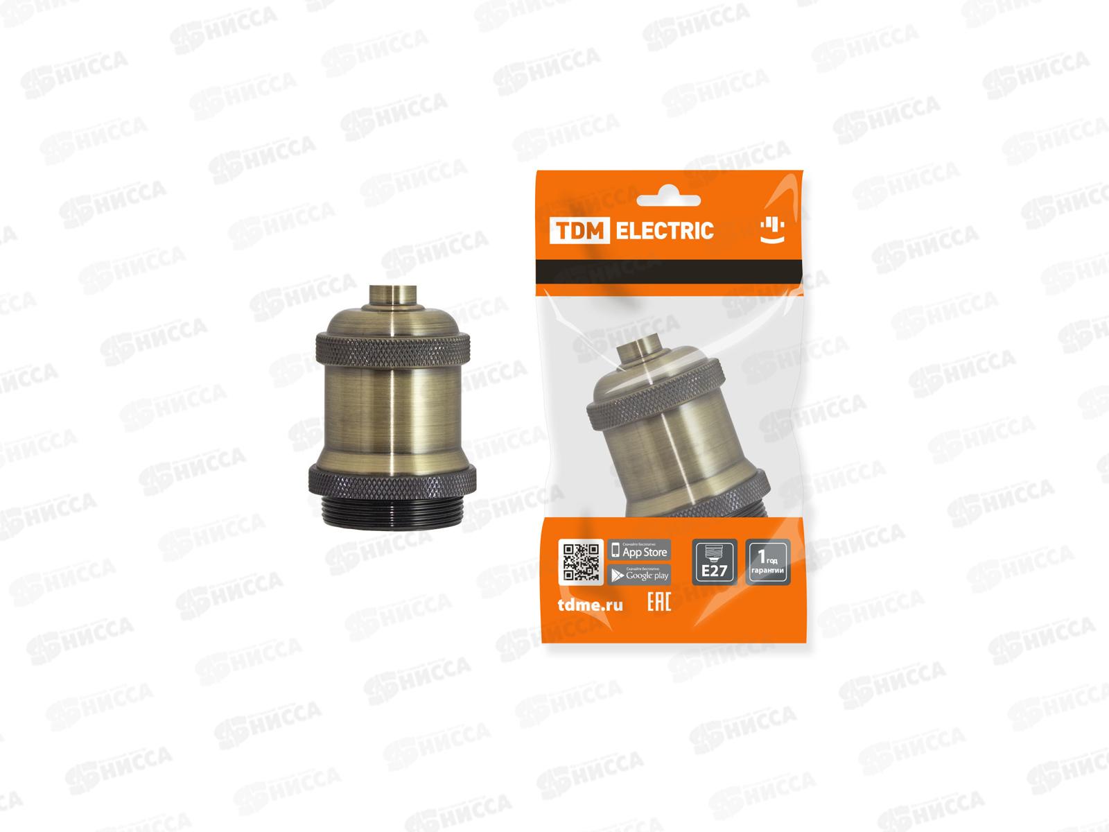 Патрон TDM Лофт бронза, металлический, 0048