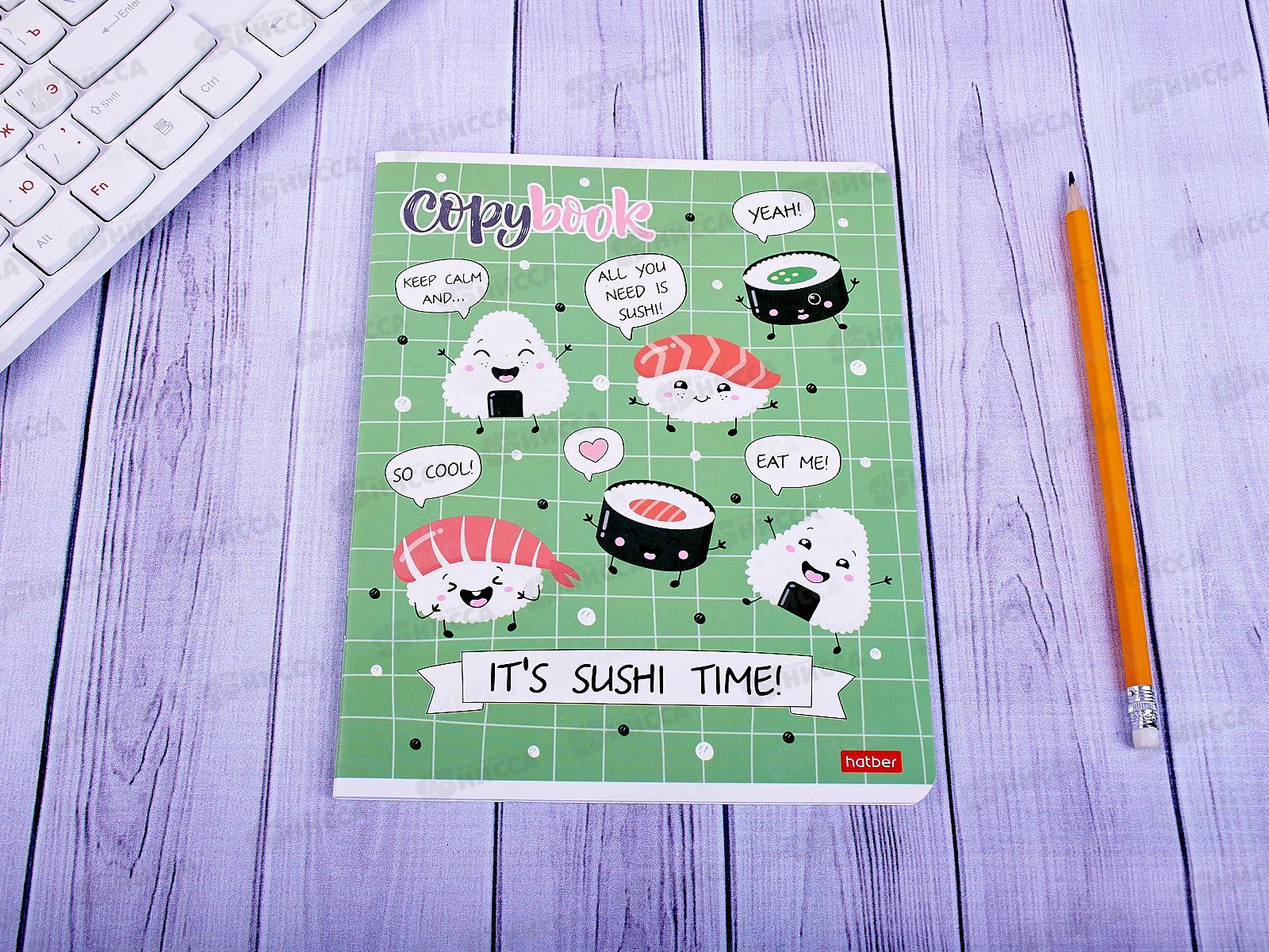 Тетрадь 48листов клетка  Hatber Пришла еда*5/100