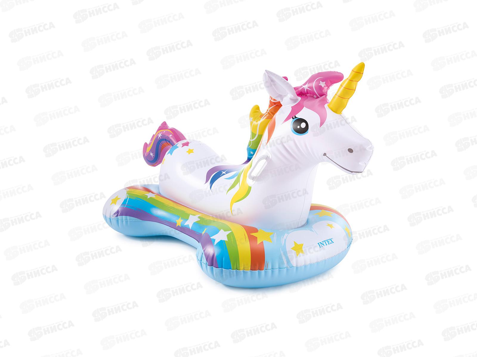 Плот надувной 57552 Единорог (163*86см) от 3-х лет INTEX 063-020 г
