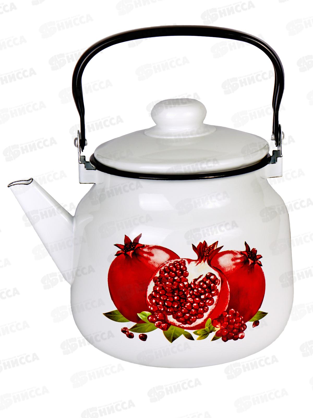 Чайник 3,5л с рисунком 01-2713/4 Гранаты