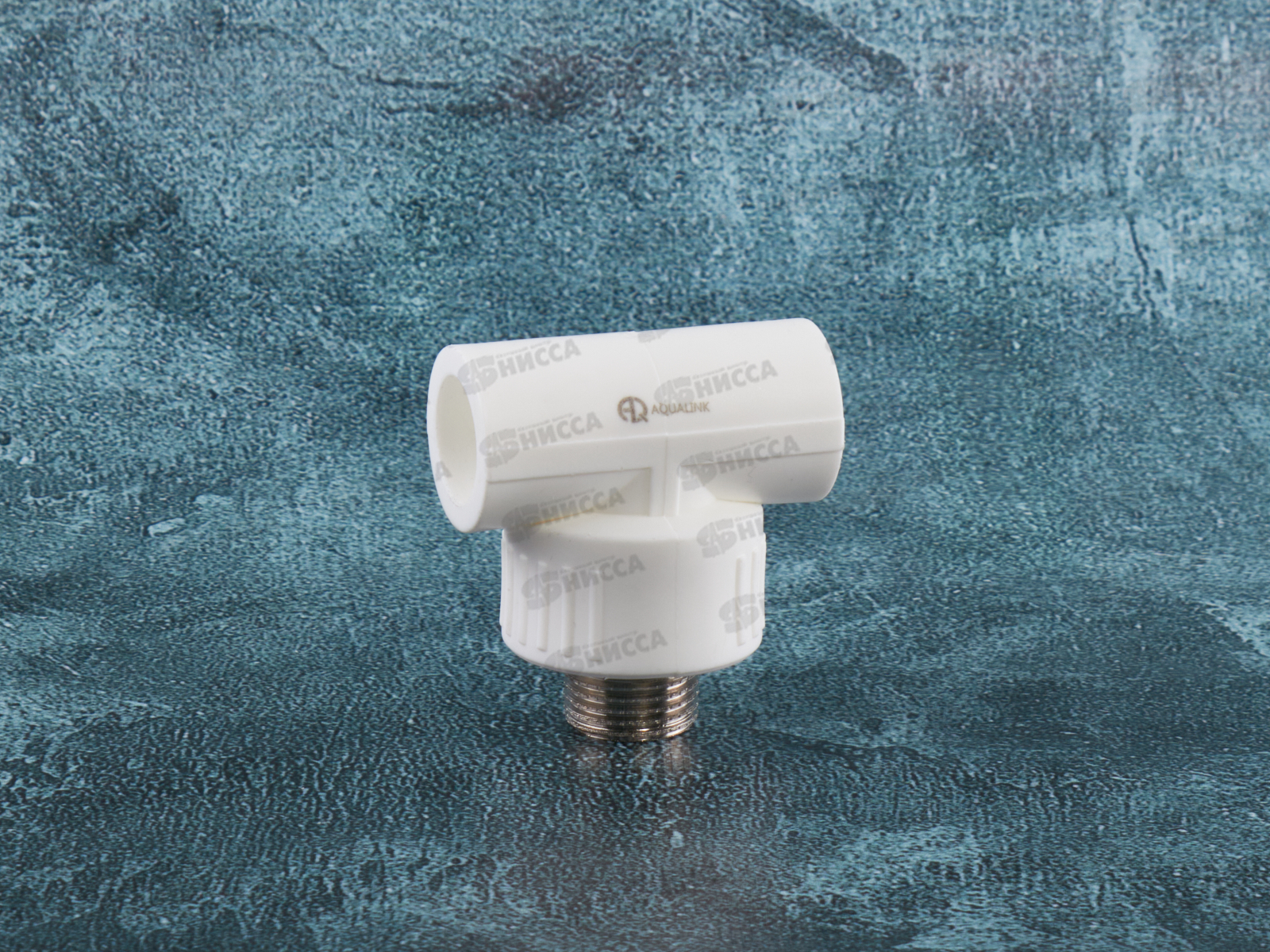 Тройник комбинированный с наружной резьбой 20*1/2*20 Aqualink, 03566 *10/100