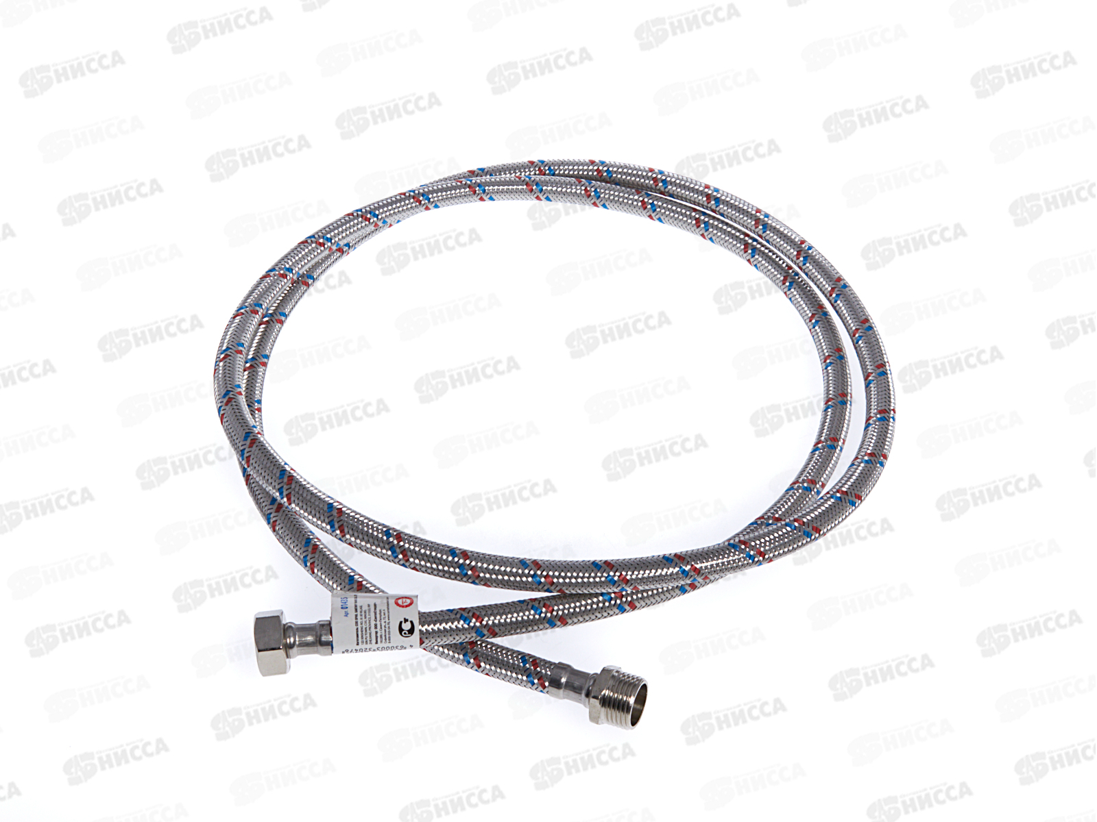 Подводка гибкая 180см гайка/штуцер Aqualine латунь 01435*10/50