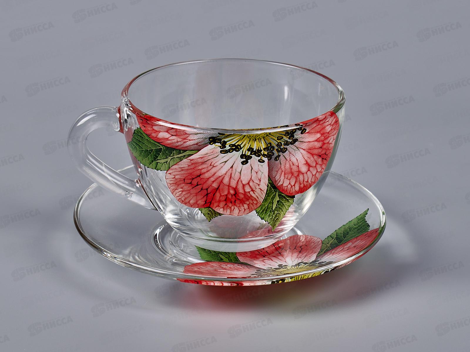 Чайная пара 337-Д Китайская роза