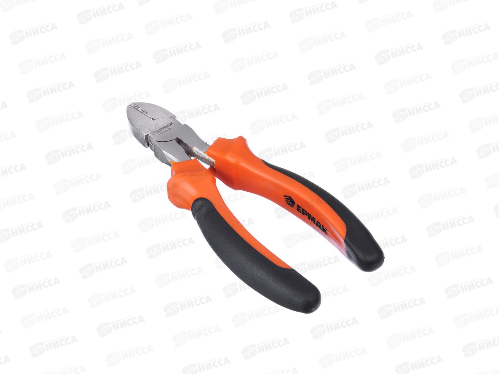 Кусачки ЕРМАК 160мм "Никель" (бокорезы) 661-253 г