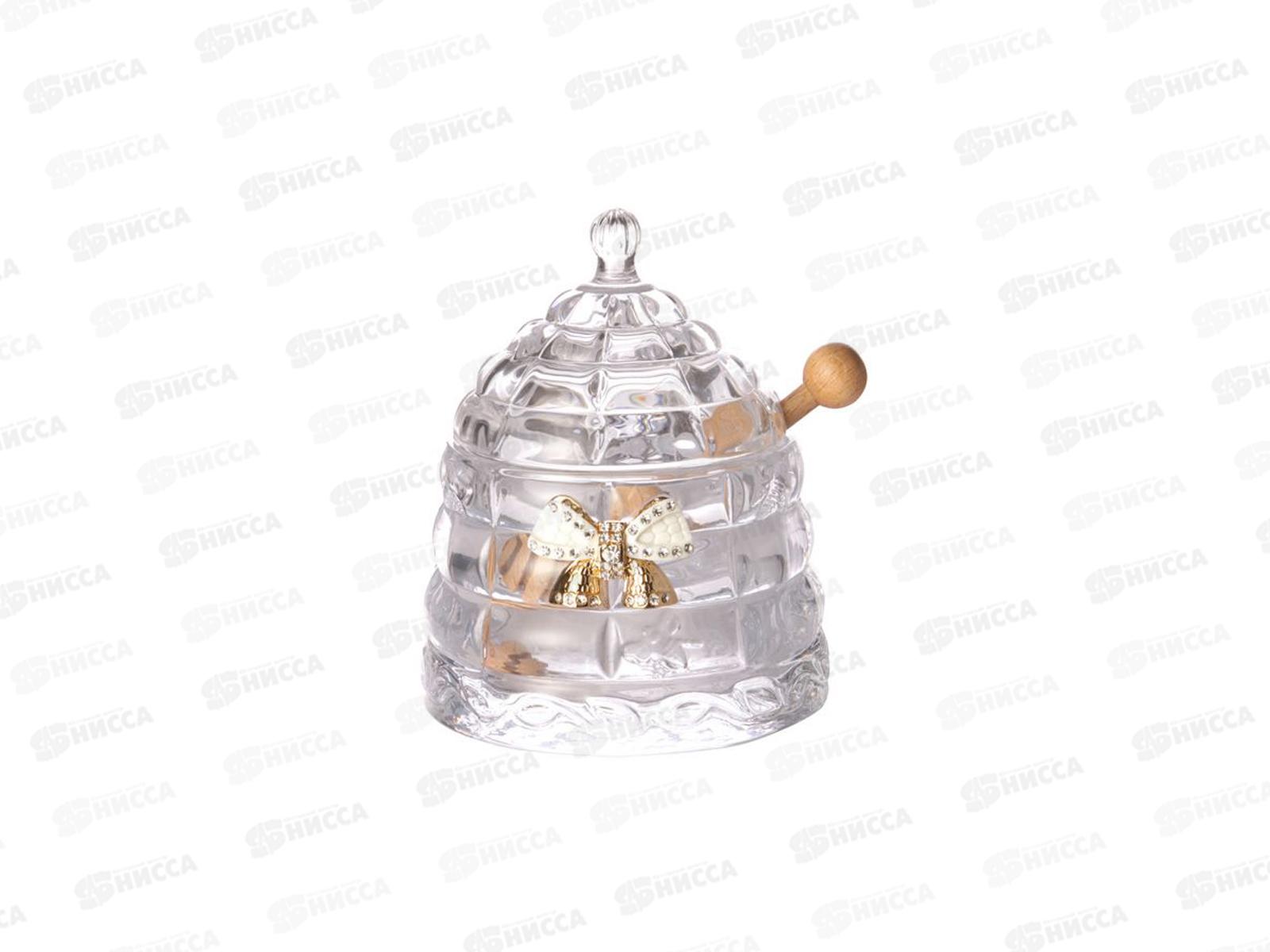 Банка для меда Venezia с палочкой 300мл 11*14см 355-052