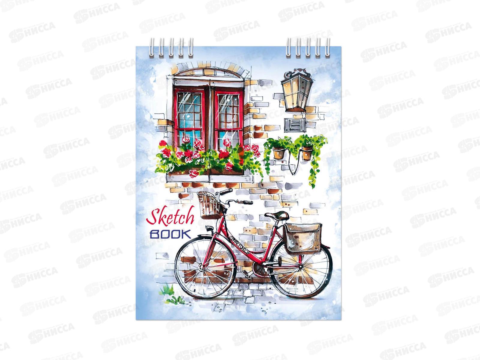 Блокнот (скетчбук) 36л Велосипед *10
