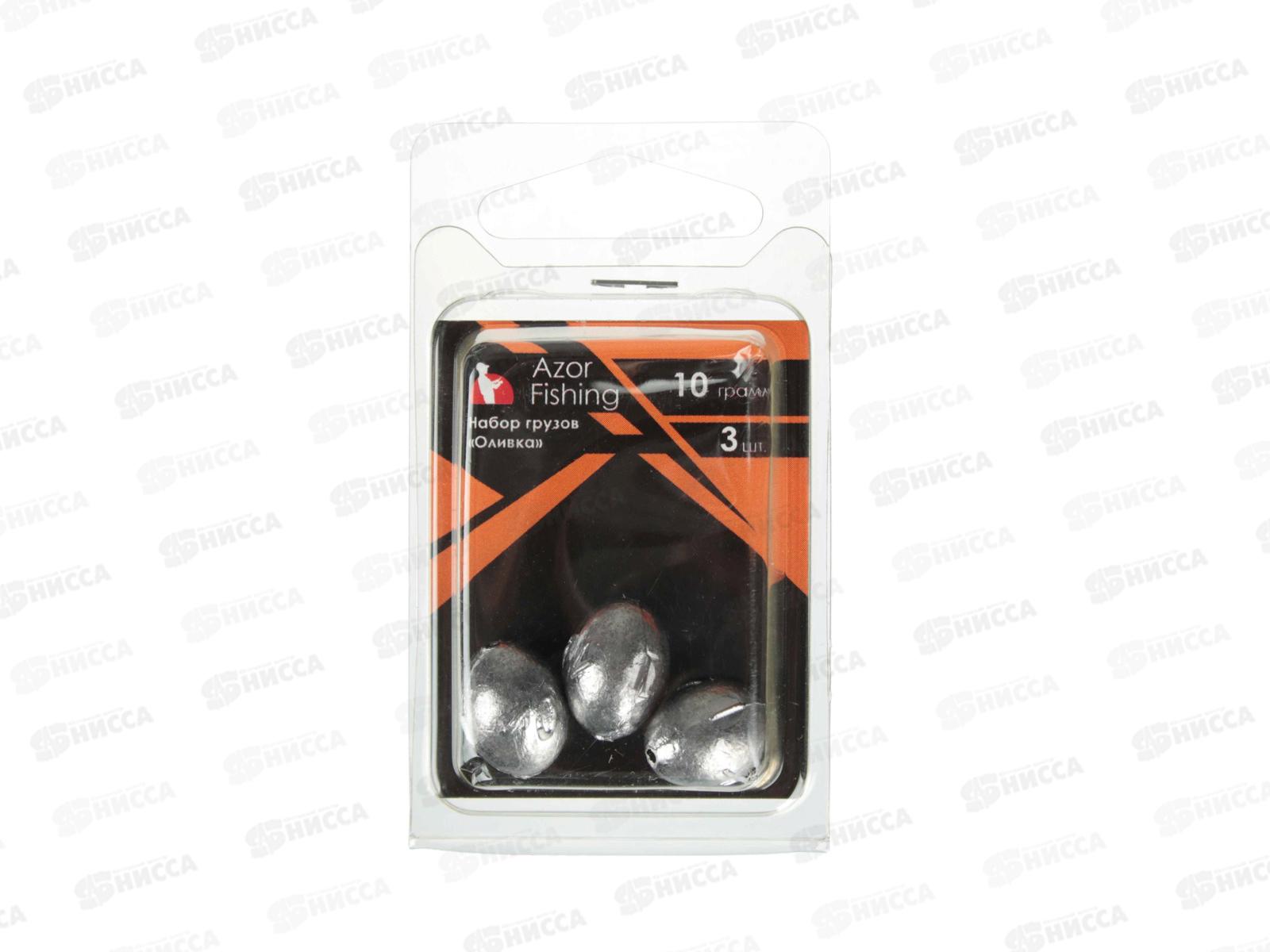 Набор грузов AZOR Оливка 3шт 2-10гр 141-020 г