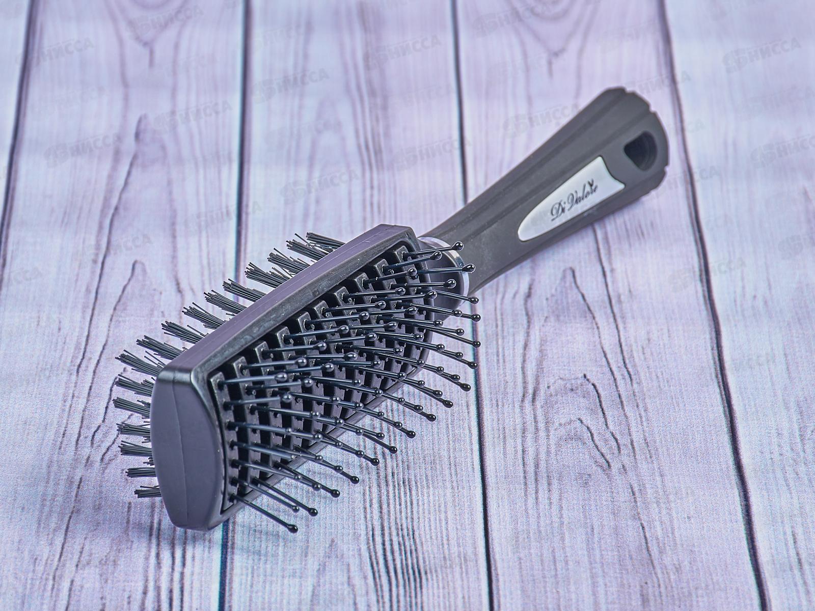 Расческа двухсторонняя с натуральной щетиной 22,6см 301-013