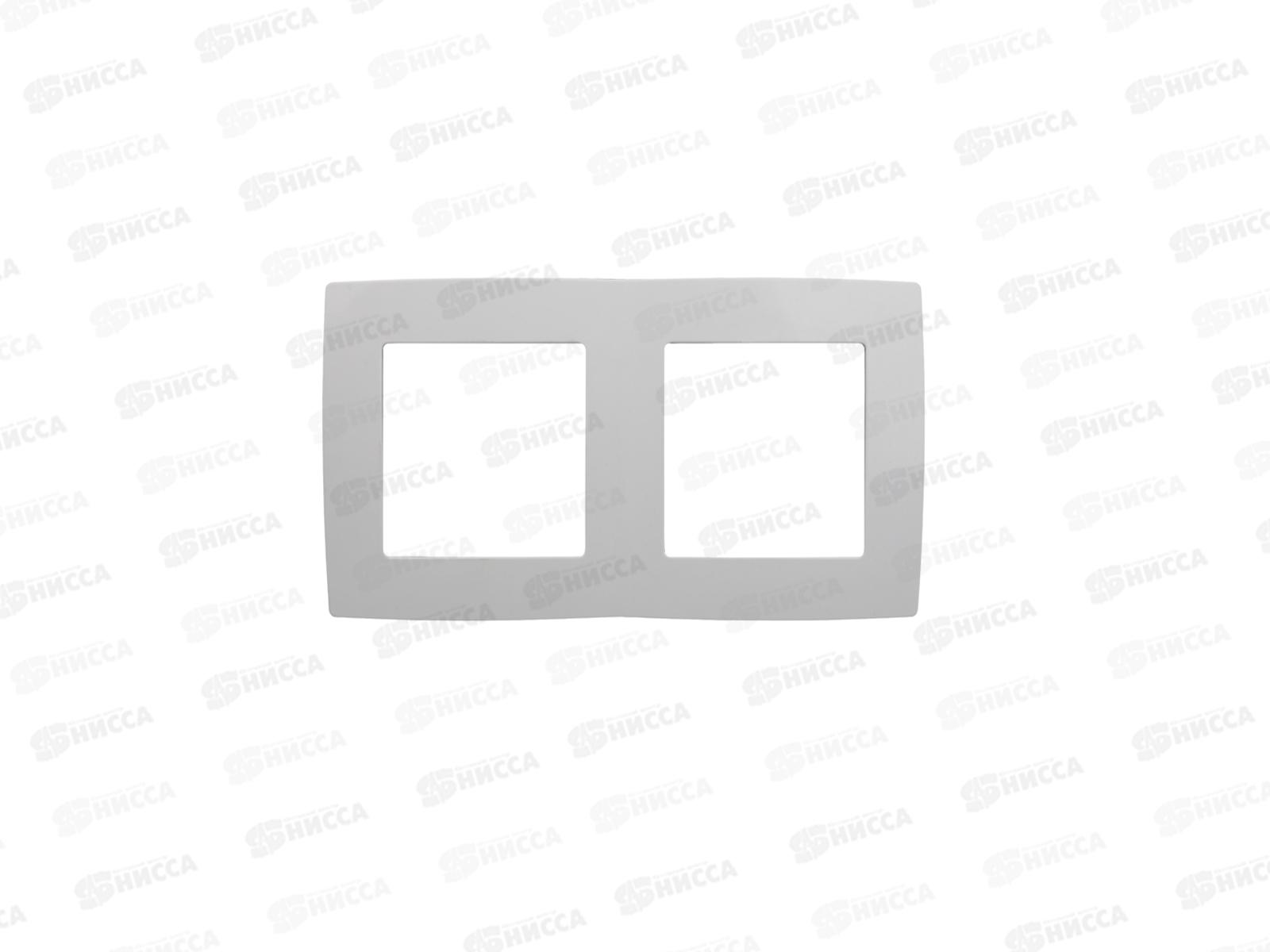 Рамка ЭРА, белая, на 2 поста 12-5002-01