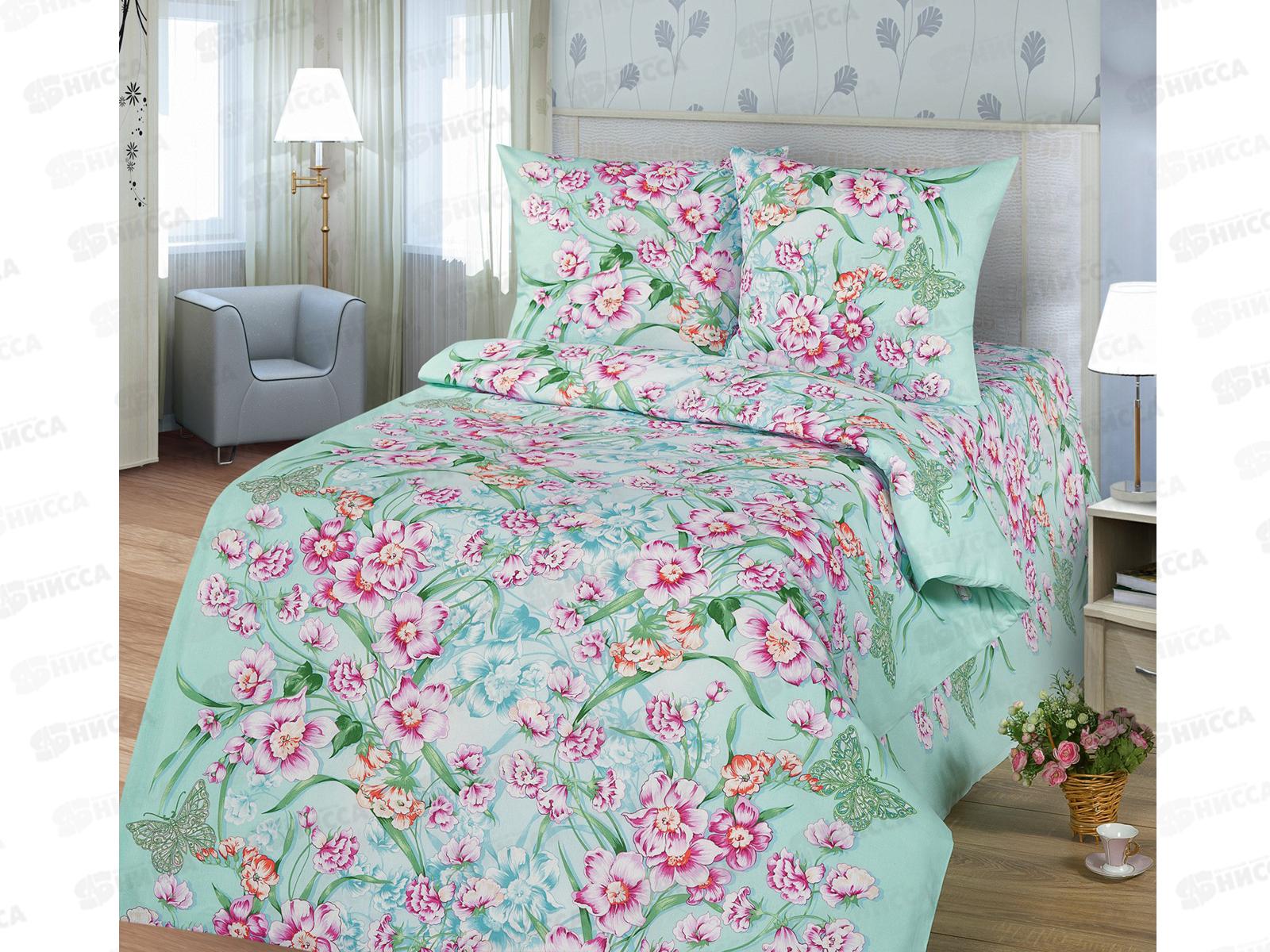 Комплект постельного белья 1.5сп 215*150 бязь наб,пл125 Адель