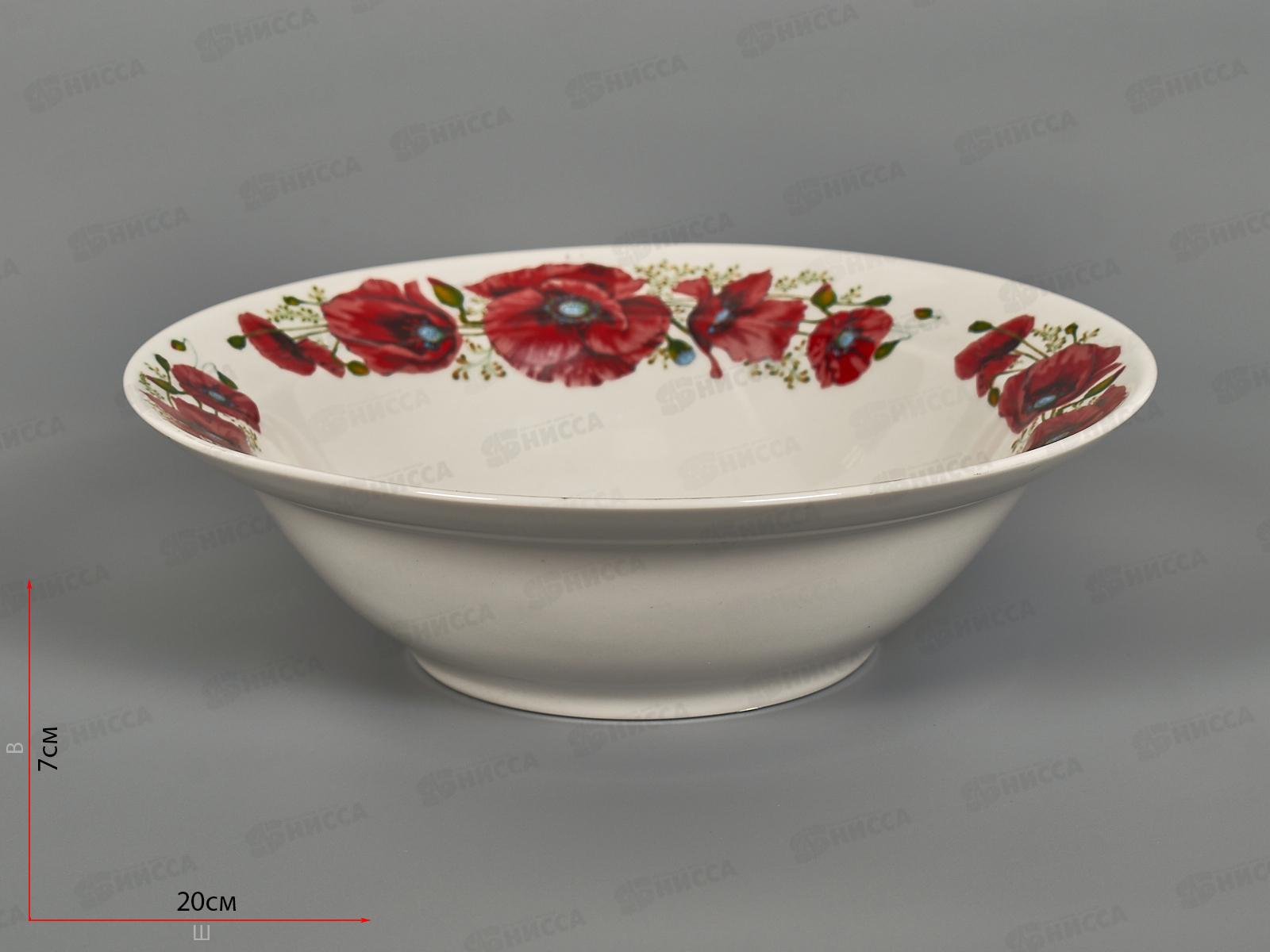 Миска 500см3 Маки борт *12  084632