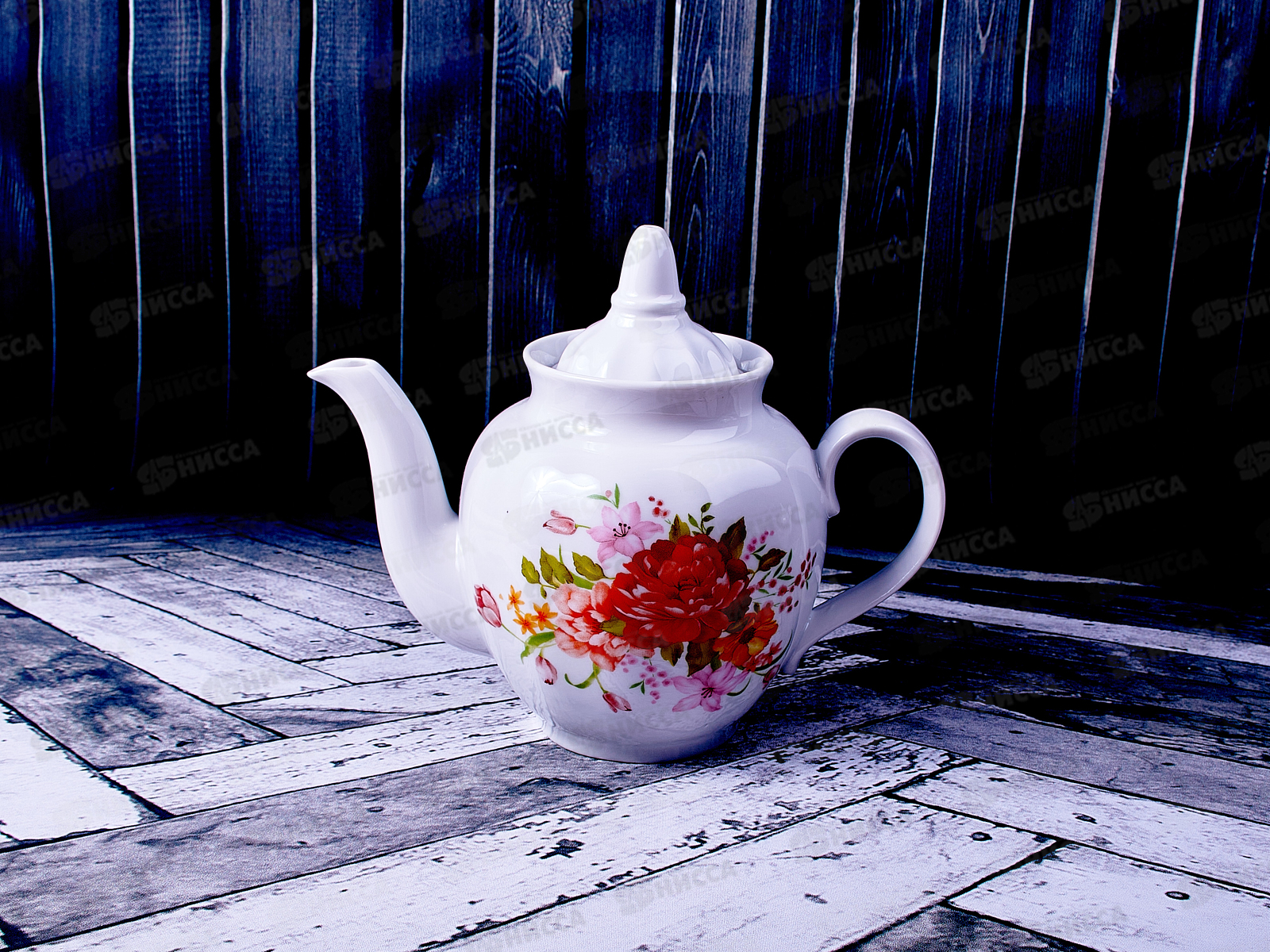 Чайник 900см3 Гранатовый Натали 090182 *12