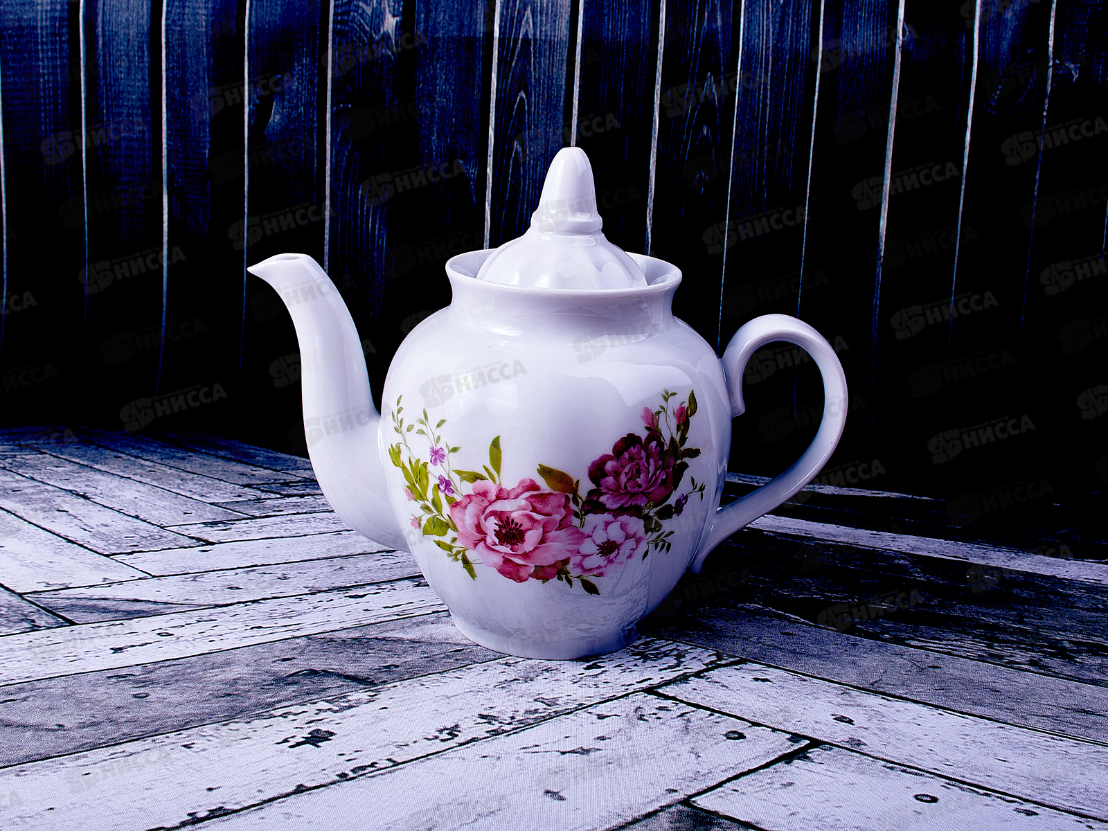 Чайник 900см3 Гранатовый Оливия 090582 *12