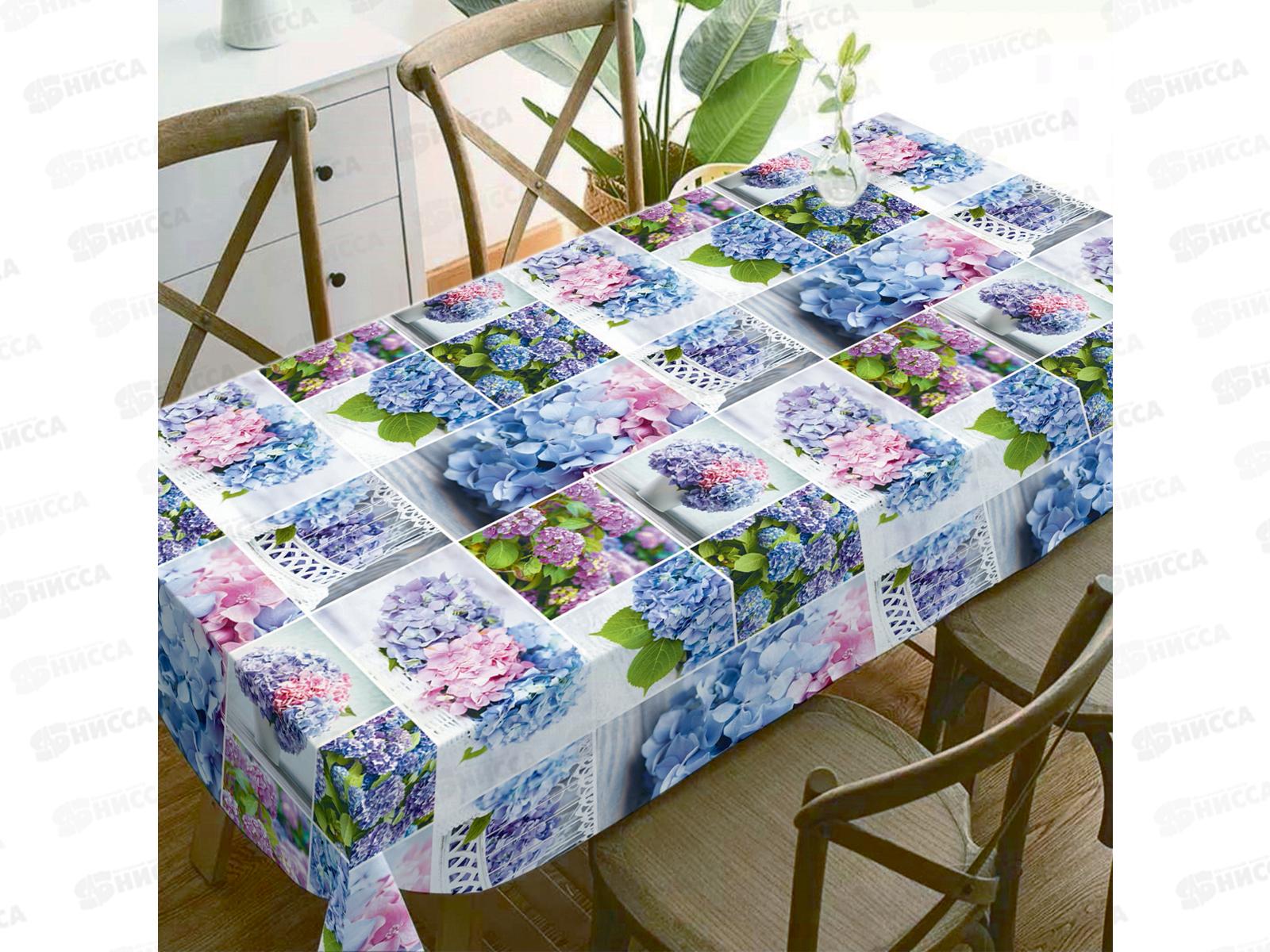 Клеенка Grace ткань с пвх 1,4х20м STS3009 84191 гортензии