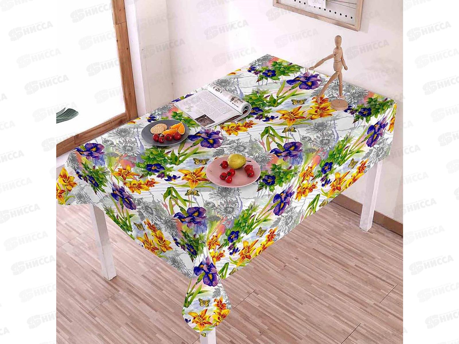 Клеенка Grace ткань с пвх 1,37х20м ST1027 80738 ирисы,бабочки