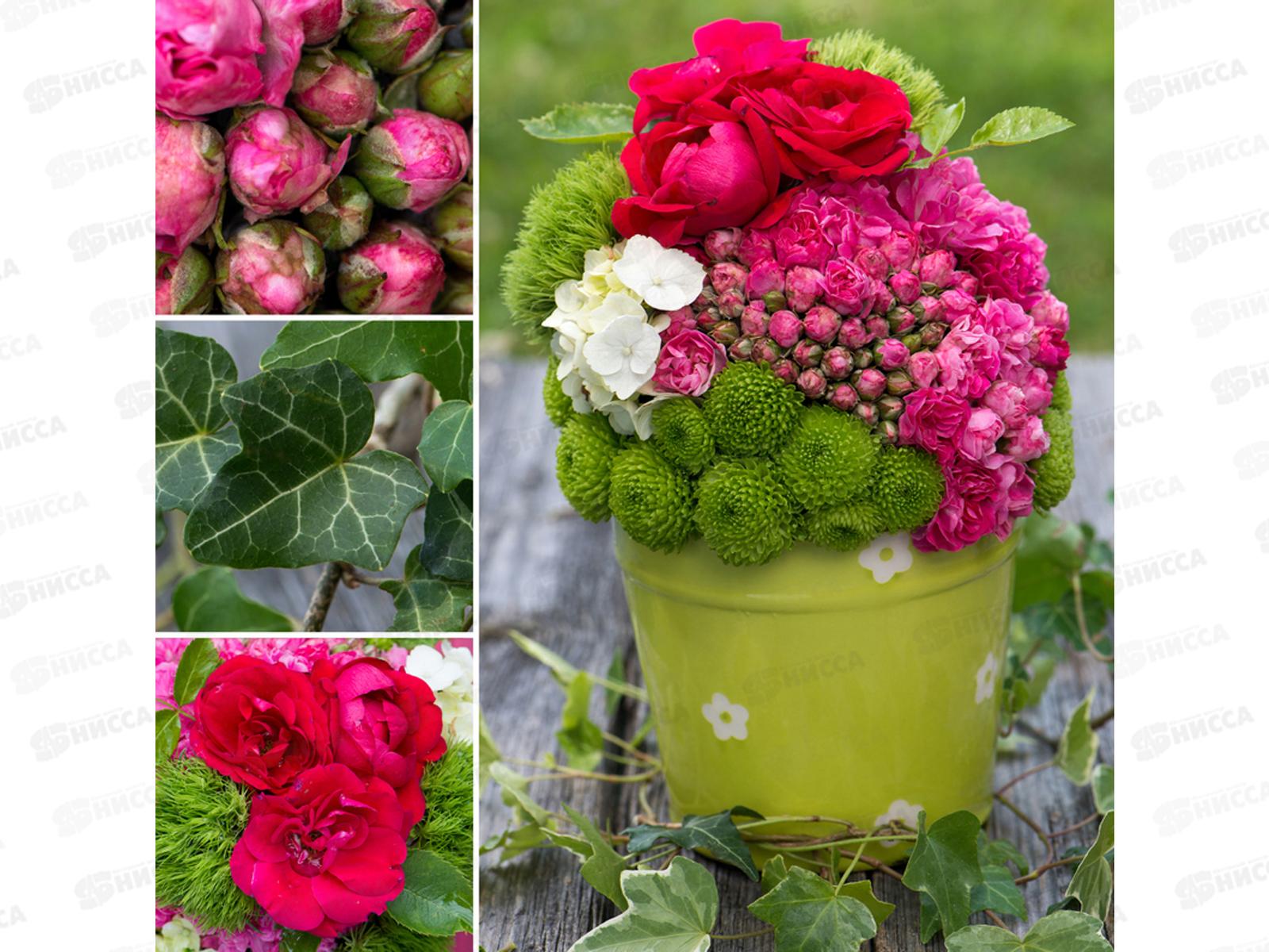 Клеенка Grace ткань с пвх 1,37х20м ST1055 86354 розы