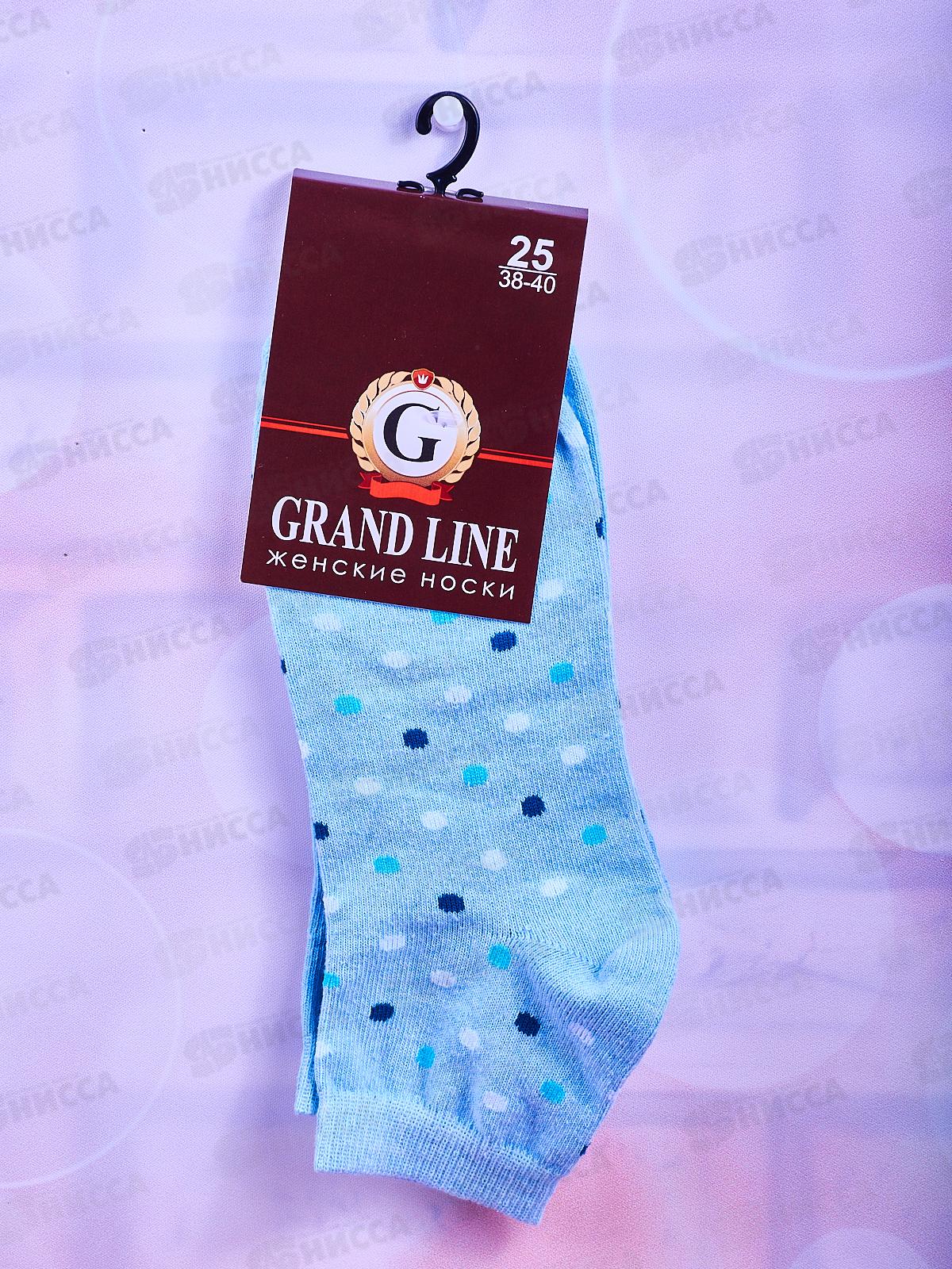 Носки женские ЖК-12 GRAND LINE горошек р-25