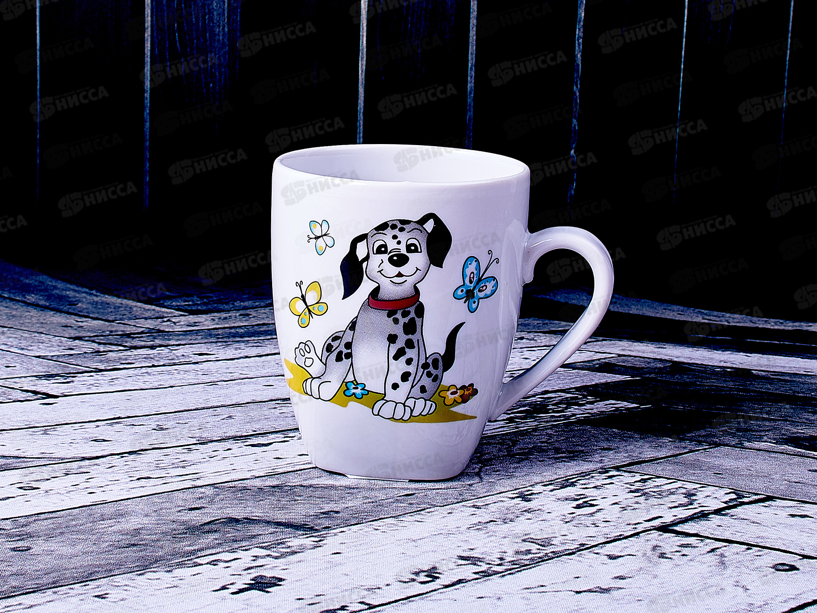 Кружка 210см3 Глория Озорные щенки *24  072462