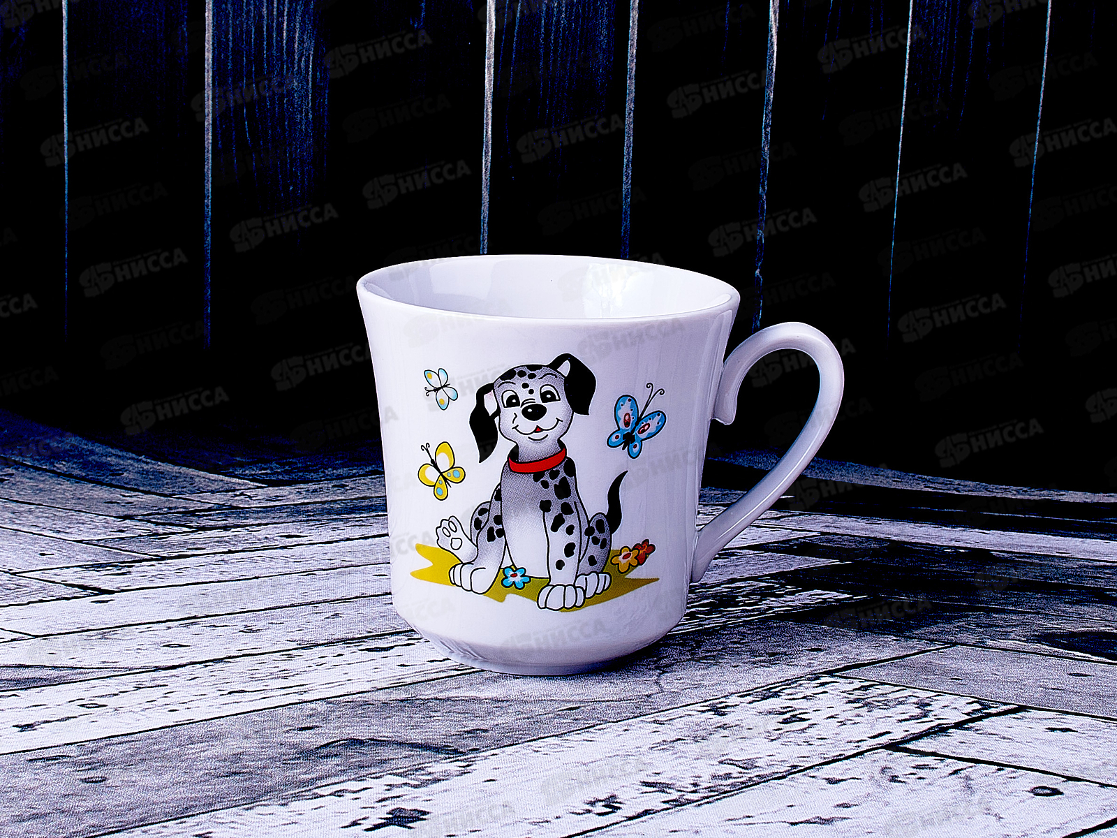 Кружка 250см3 Рассвет Озорные щенки *24  096192