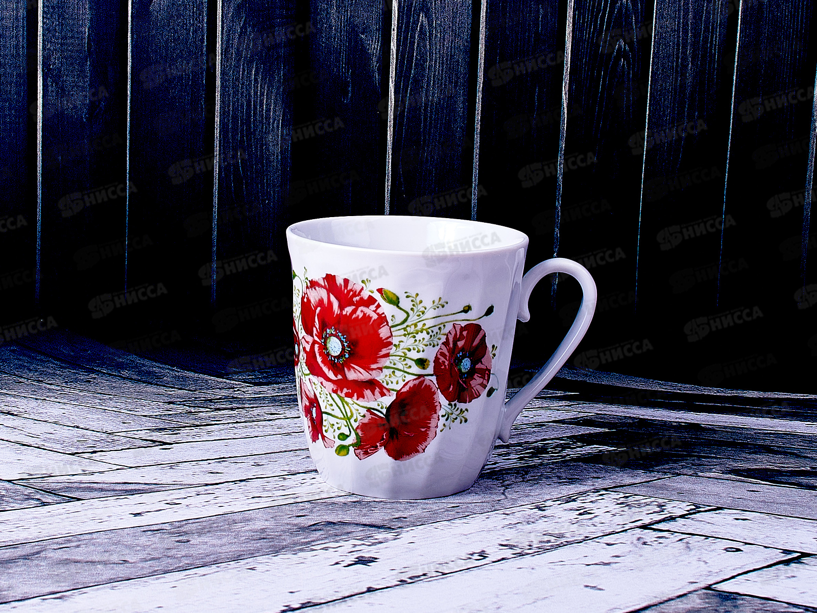 Кружка 350см3 Витая Маки 069242 *24