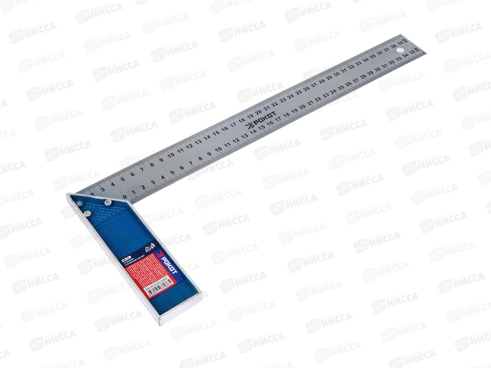 Угольник столярный 400мм РОКОТ 659-131 г *12