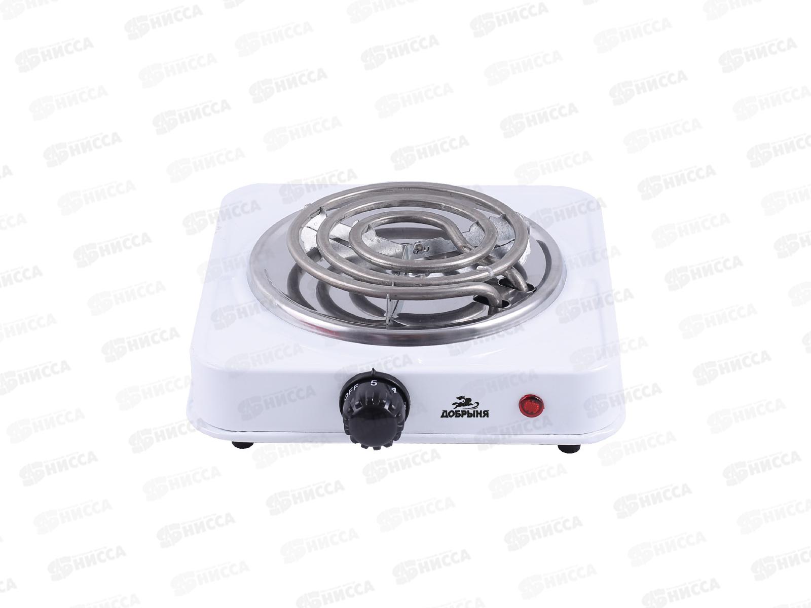 Плита электрическая DO-2205W 1конфорка 1000Вт белая спираль Добрыня