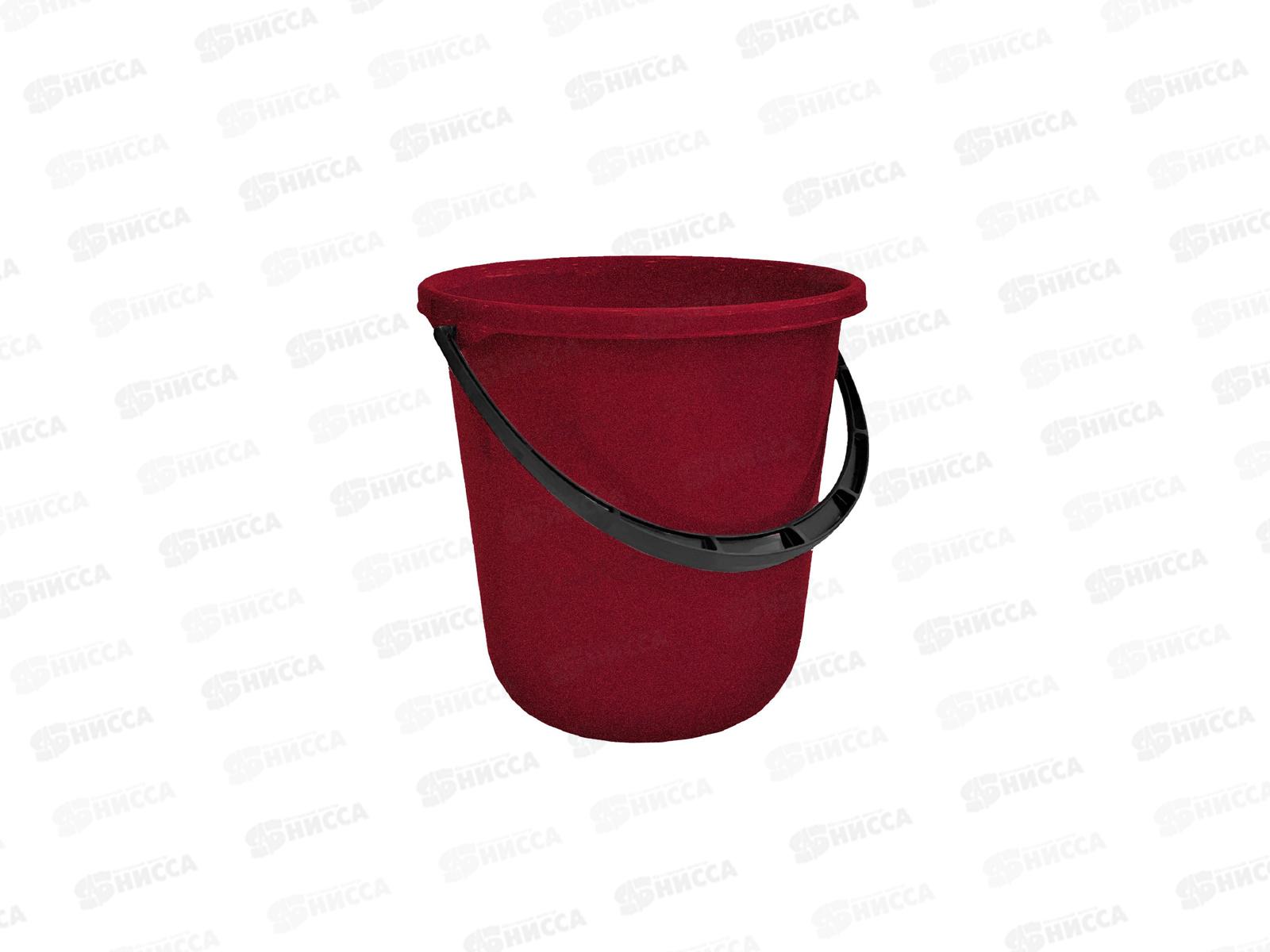 Ведро 12л Классика бордо *10 SV4076