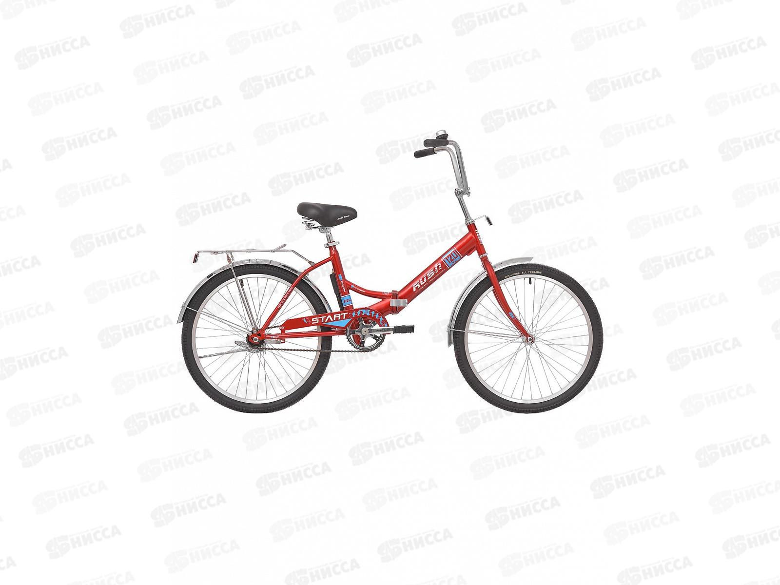 Велосипед 24&quot 1ск RUSH HOUR START 120 C-brake ST красный рама 15&quot, 280558