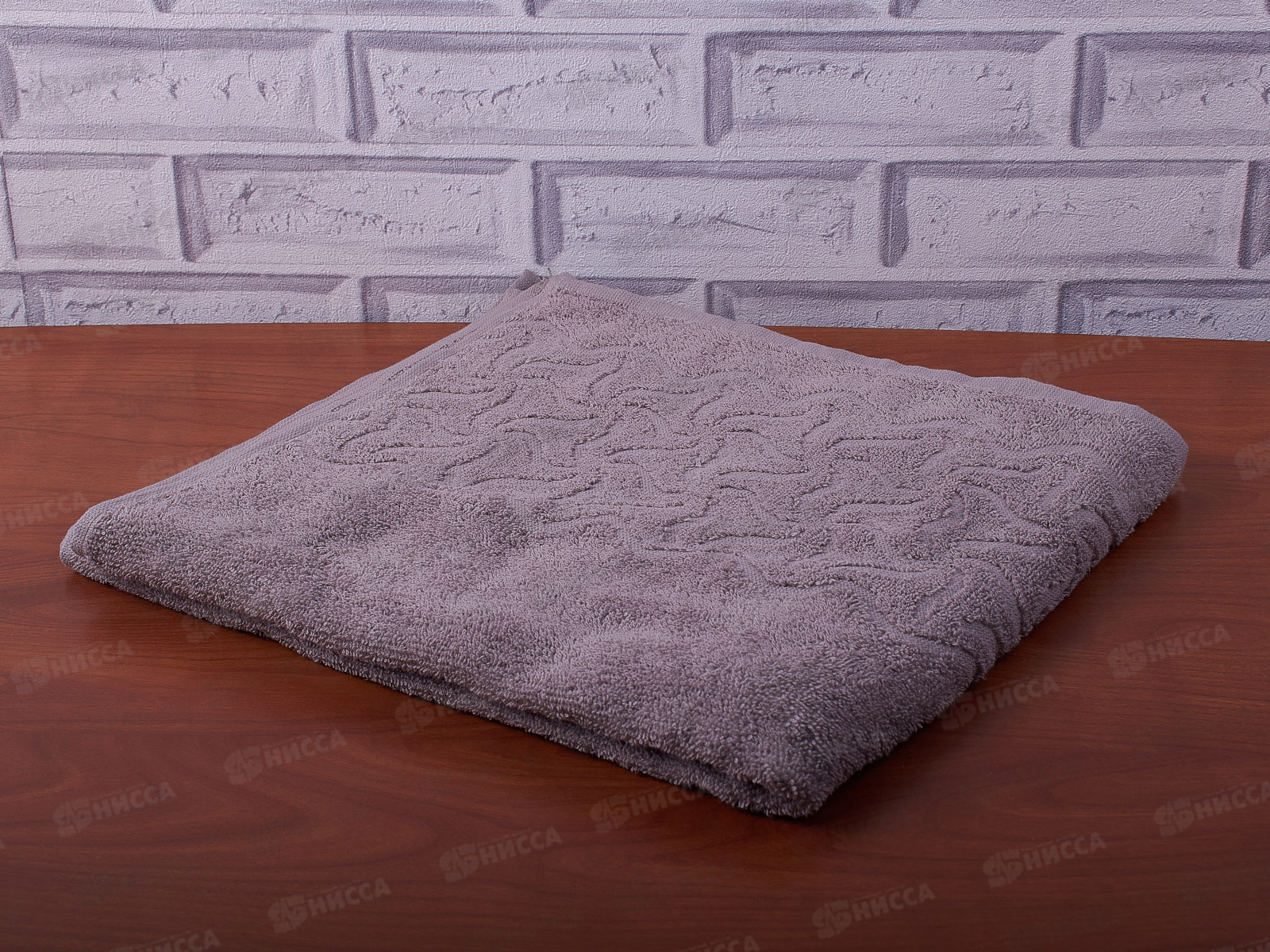 Полотенце махровое 70*130 ПД-3501-04352 х/б с-1 17-1316 светло серо-бежевый